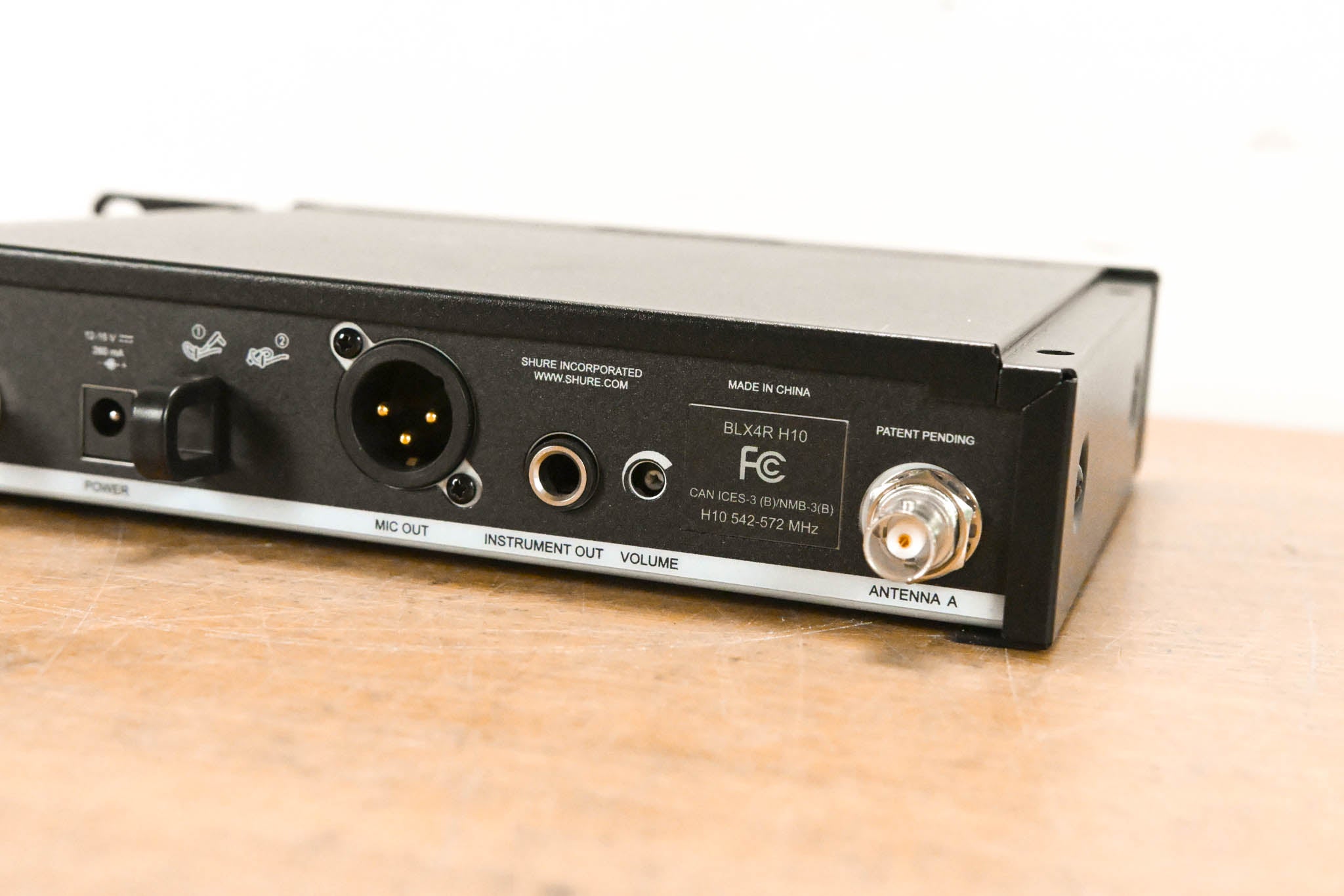 Shure BLX4R Rack-Mountable Wireless Receiver - H10 Band NO POWER SUPPLY