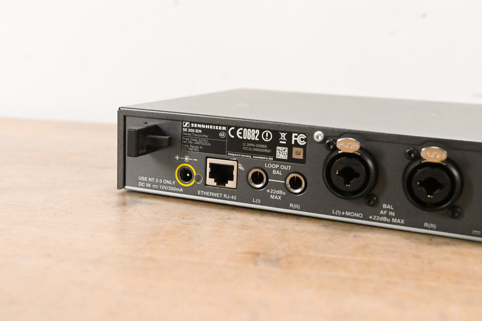 Sennheiser ew 300 IEM G3 Wireless IEM System - A Range NO POWER SUPPLY