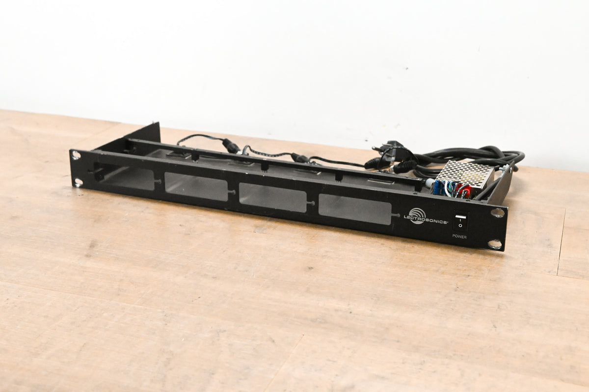 Lectrosonics RMP195 Four Bay Rackmount w/ Mean Well RS-25-15 PSU