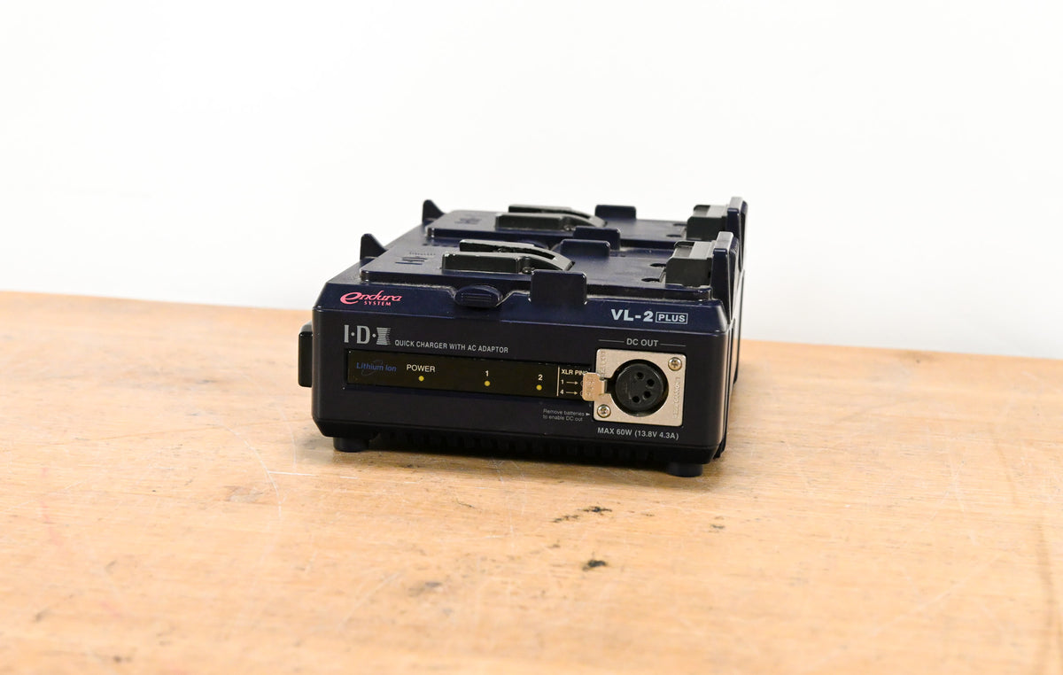 IDX System Technology VL-2 Plus 2-Channel V-Mount Quick Charger