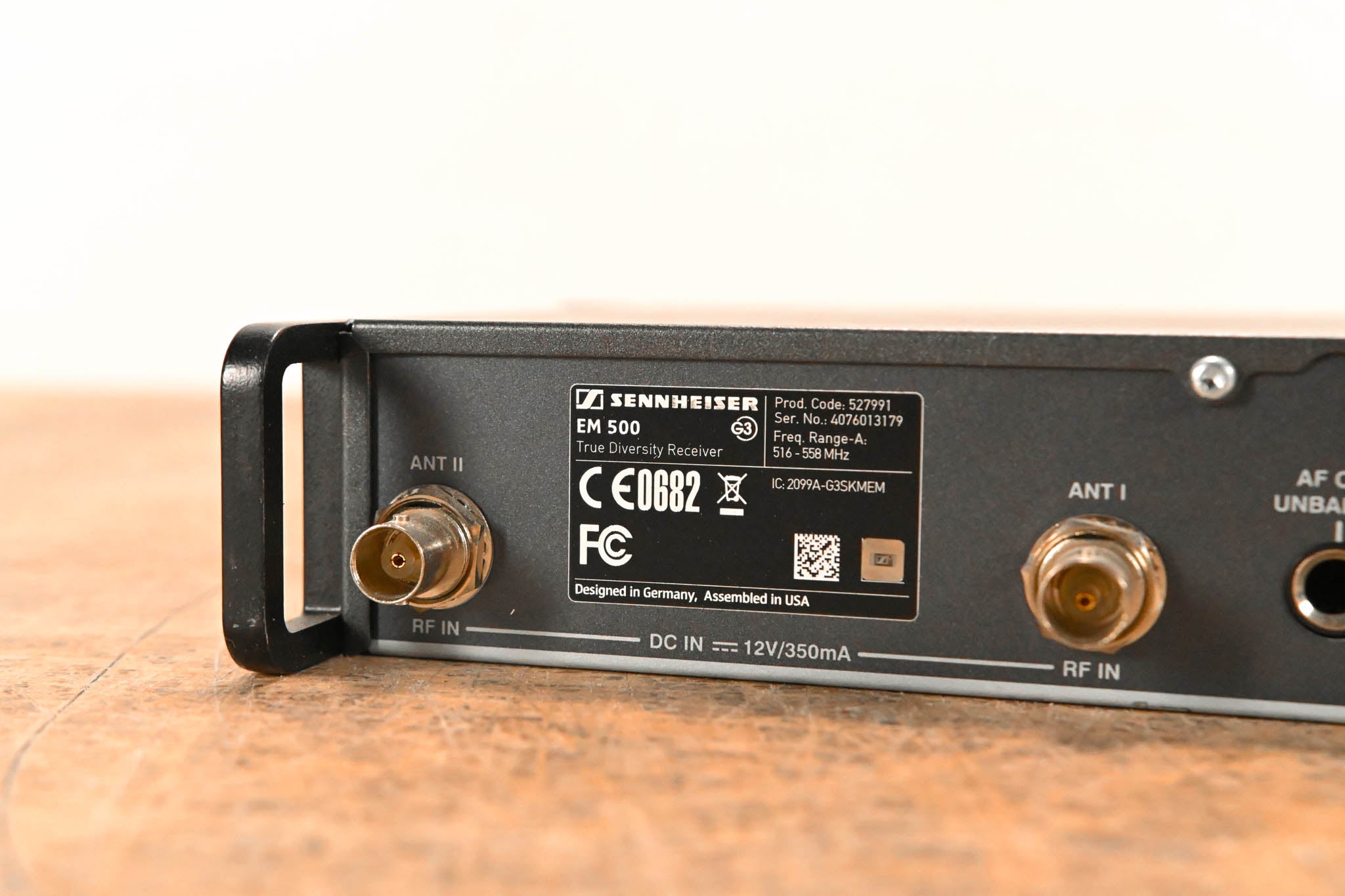Sennheiser EM 500 G3 Wireless Receiver - 516-558 MHz (NO POWER SUPPLY)
