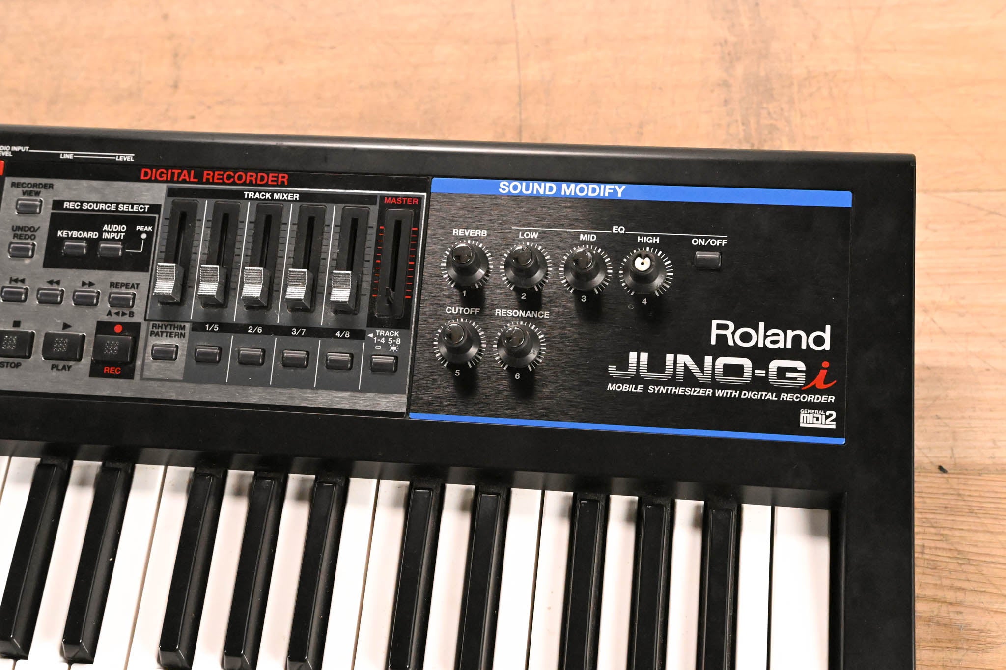 Roland JUNO-Gi 61-Key Mobile Synthesizer w/ Digital Recorder (NO PSU)