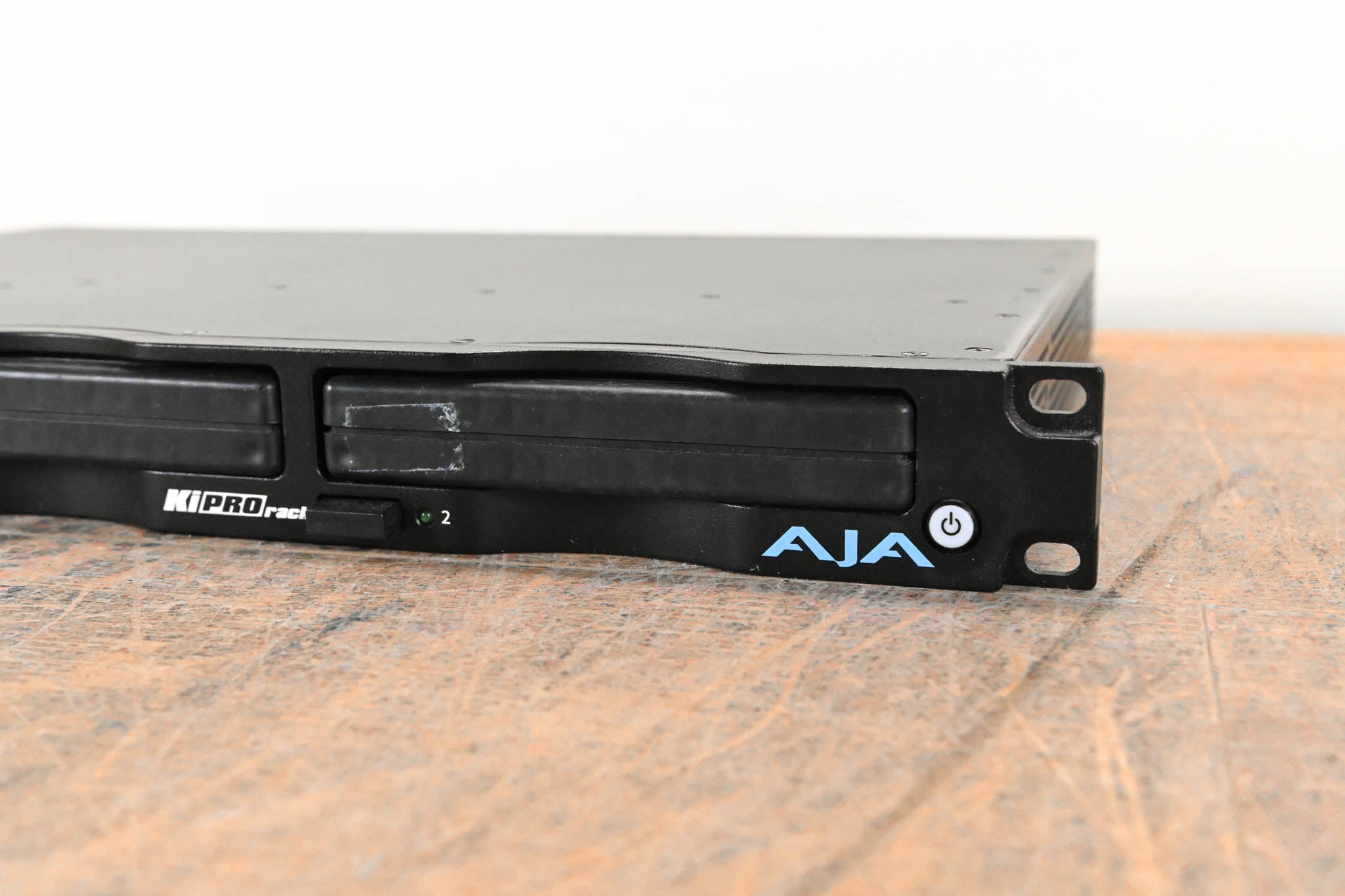 AJA Ki Pro Rack Video Recorder and Player with two 256GB KiStor Modules