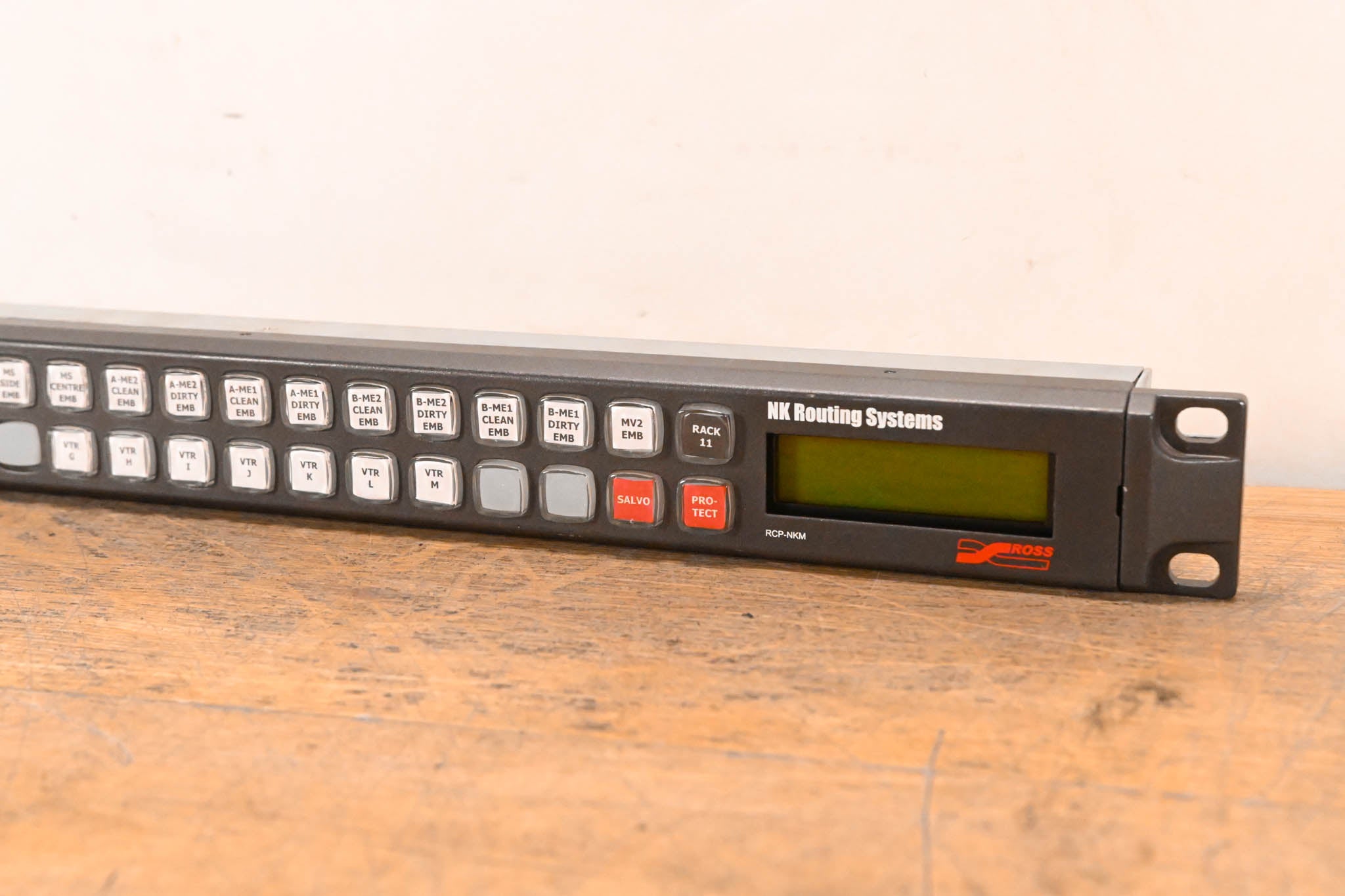 Ross RCP-NKM 1RU Remote Control Panel (NO POWER SUPPLY)