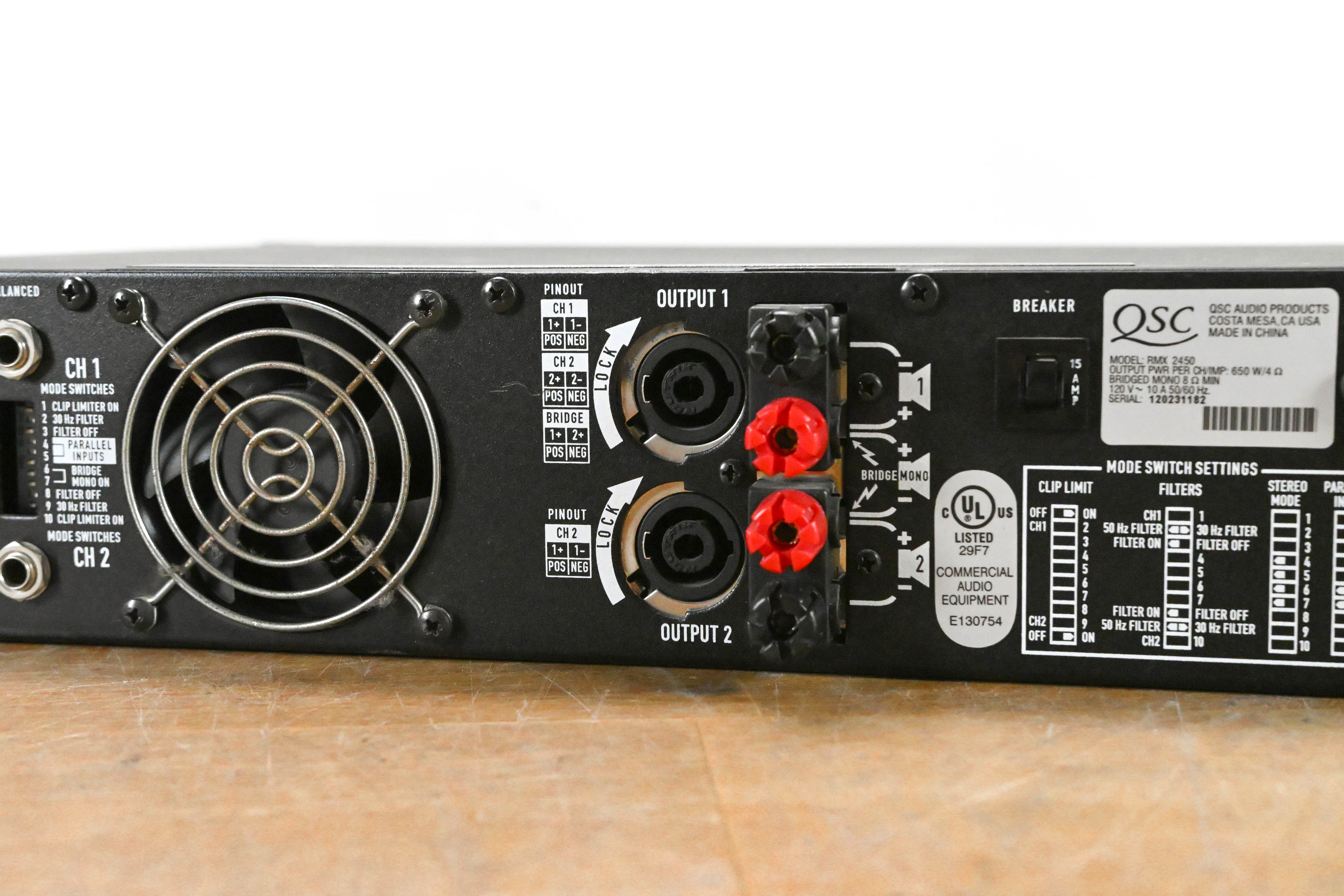 QSC RMX2450 2-Channel Power Amplifier