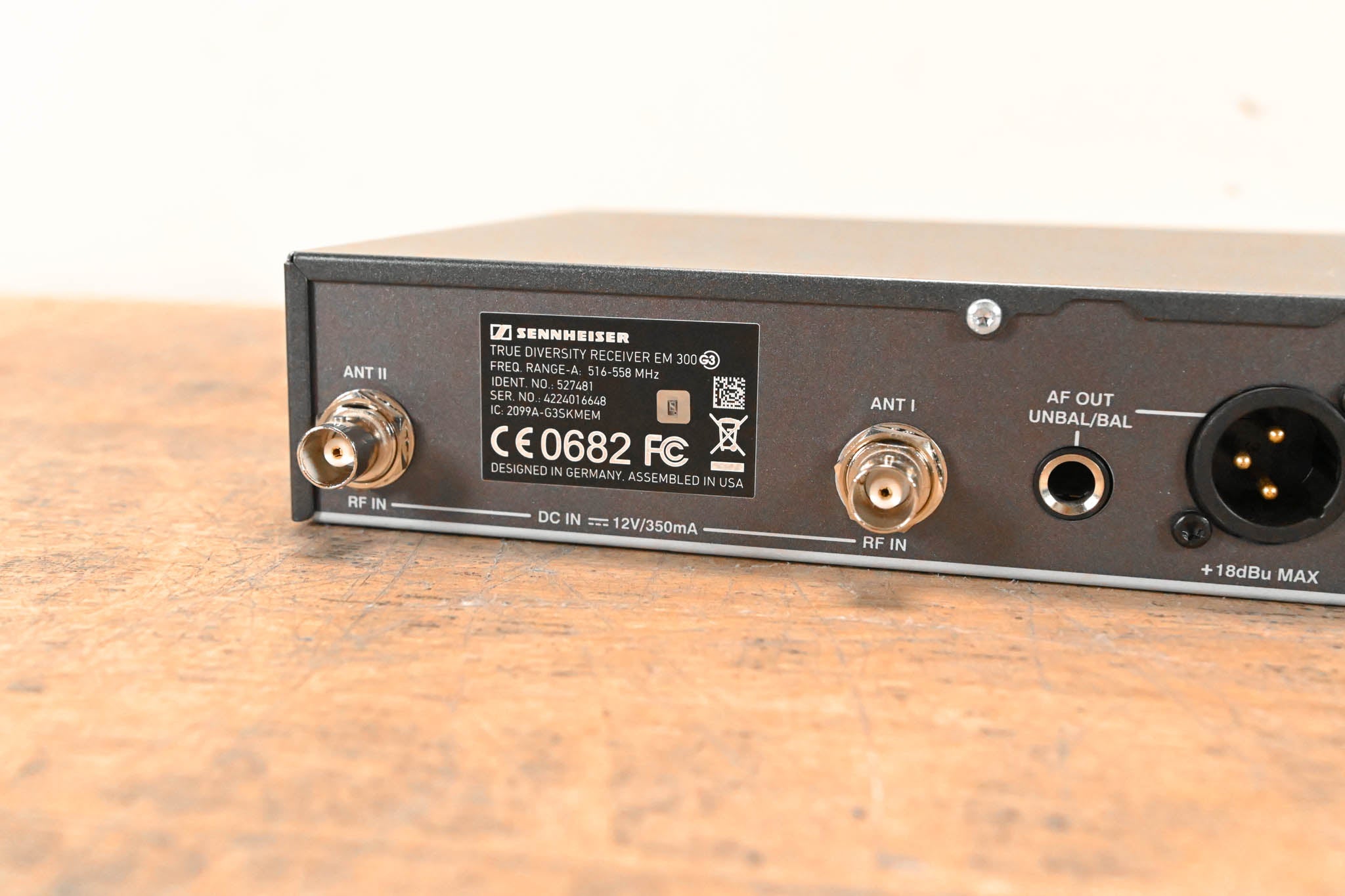 Sennheiser ew 300 G3 Handheld Wireless System - A Range NO POWER SUPPLY