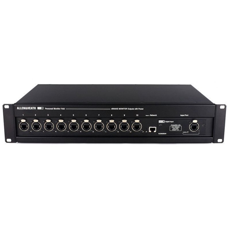 10 Port PoE Monitor Hub, onboard network port, Opt