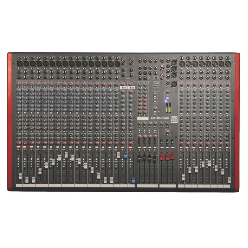 4-Buss Mixer 24 Mic/Line + 2 Dual Stereo Ch., 4 ba