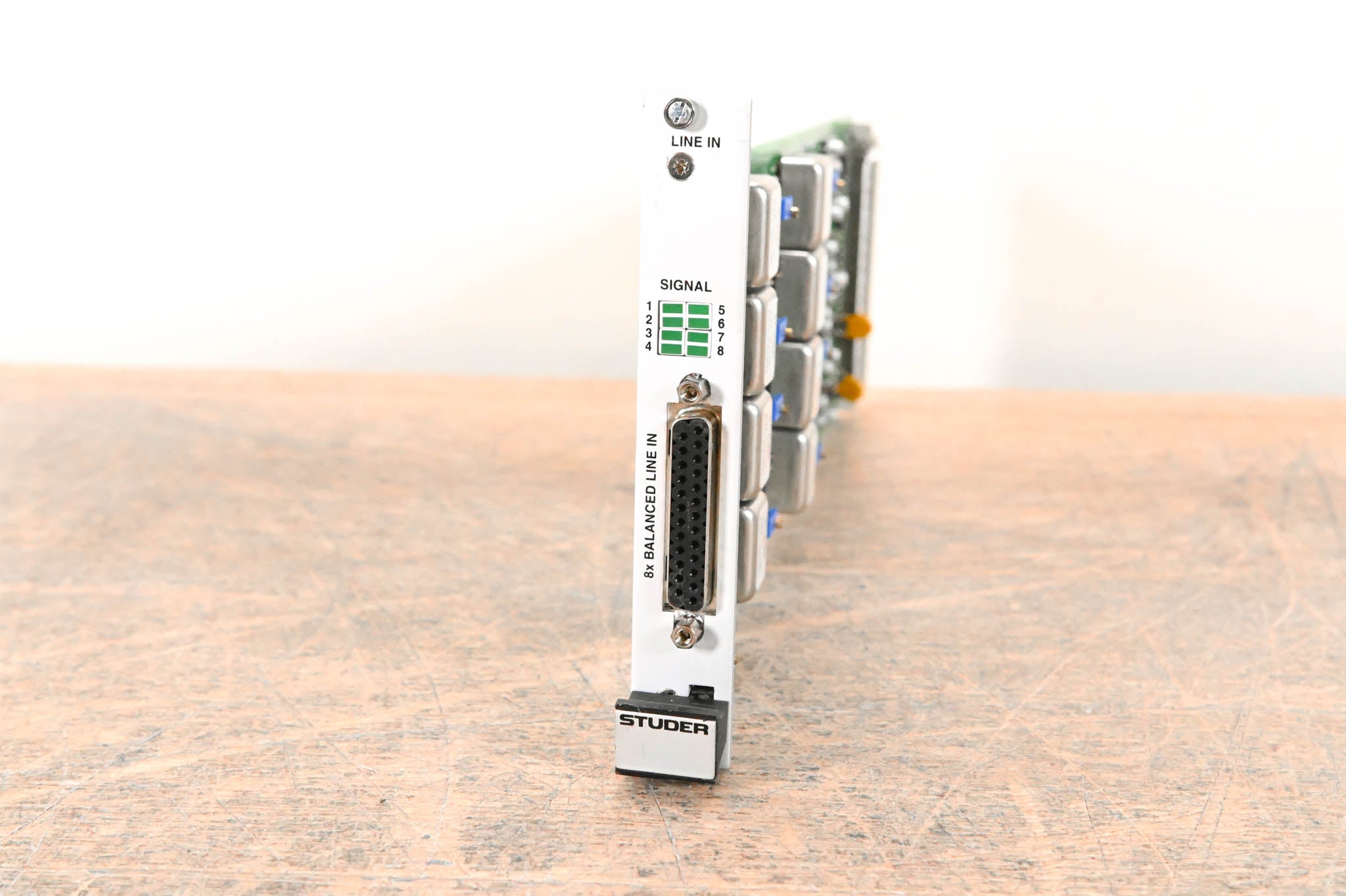 Studer 8-Channel Analog Line In Card for D21m & D23m Modular I/O Systems