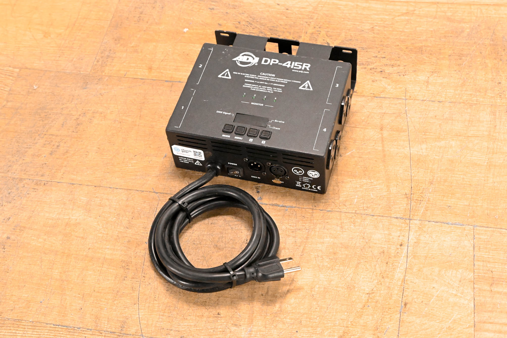 ADJ DP-415R 4-Channel 600W DMX Dimmer/Switch Pack