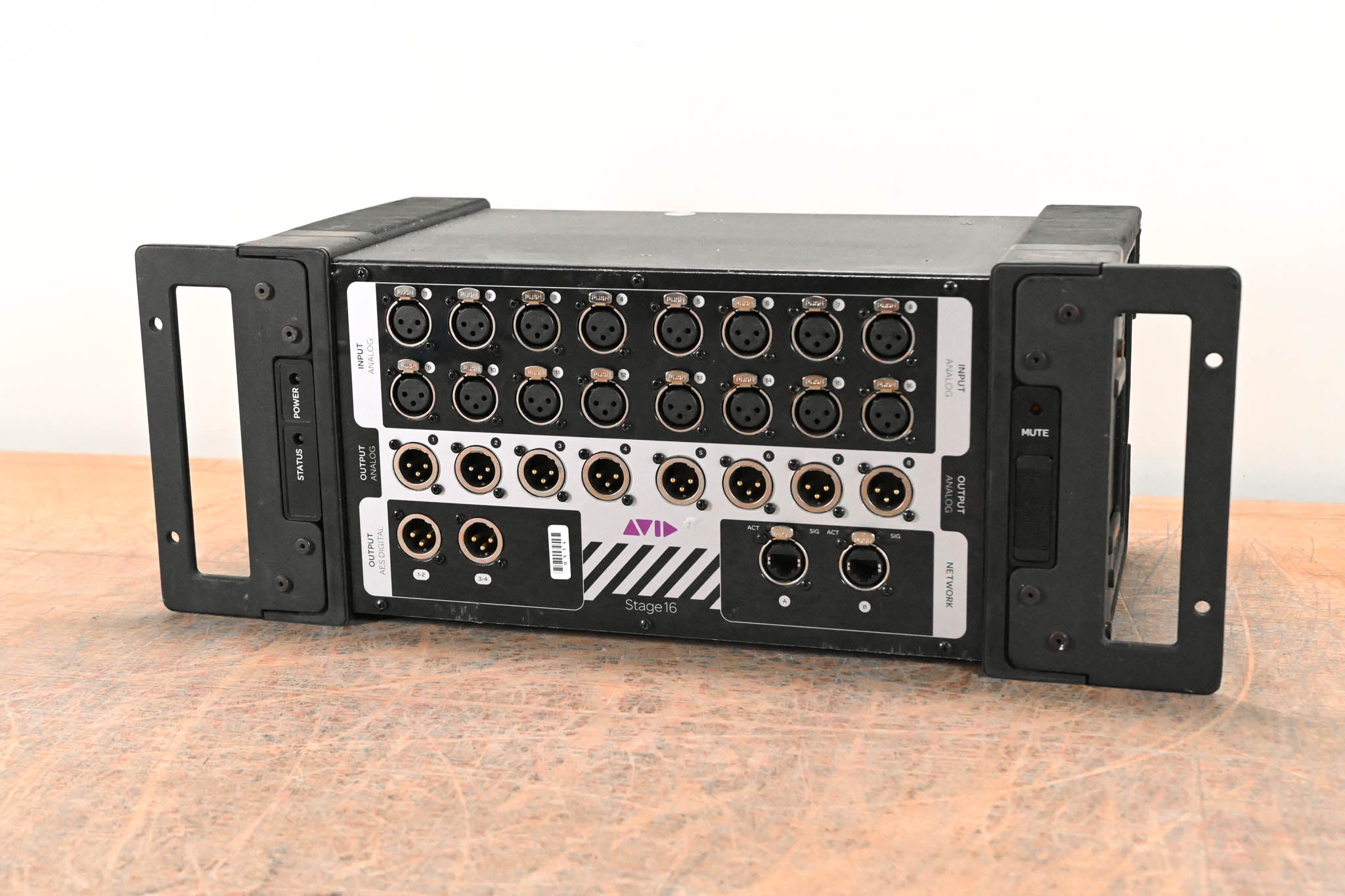 AVID Stage 16 Remote I/O Stage Rack for S3L Digital Mixing System