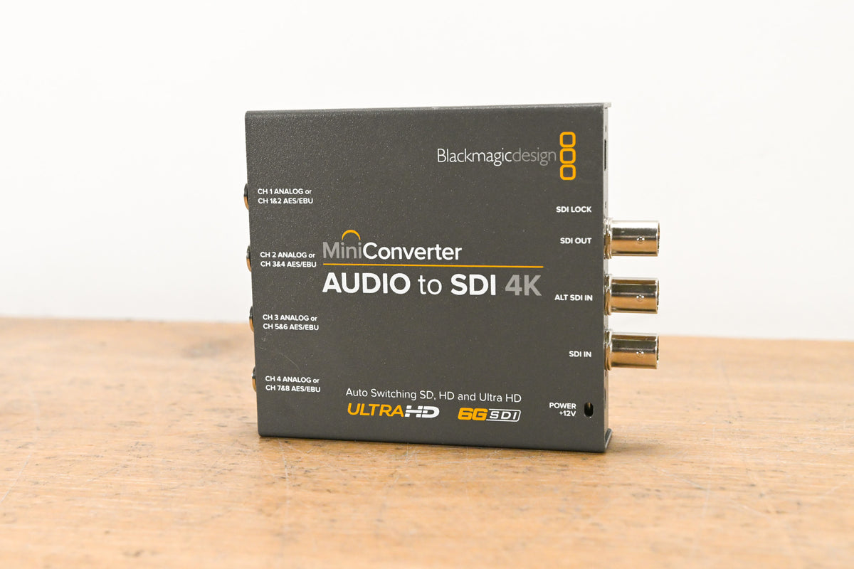Blackmagic Design Mini Converter Audio to SDI 4K (NO POWER SUPPLY)