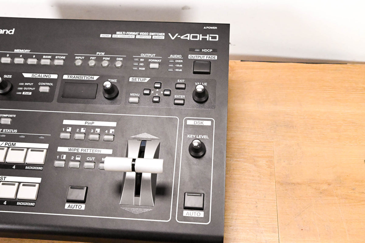 Roland V-40HD Multi-Format Video Switcher (NO POWER SUPPLY)