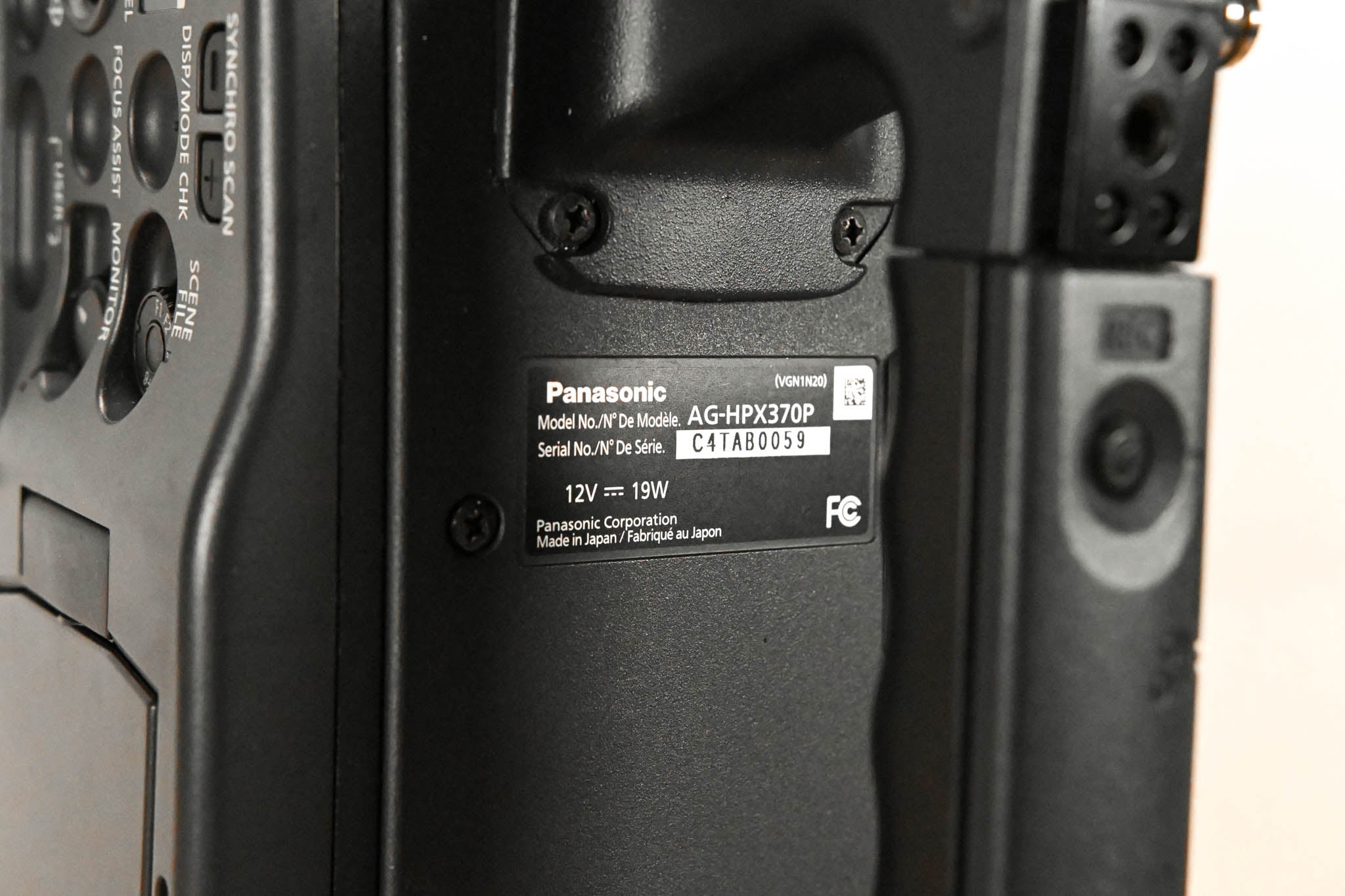 Panasonic AG-HPX370P 1/3" ENG P2HD Camcorder