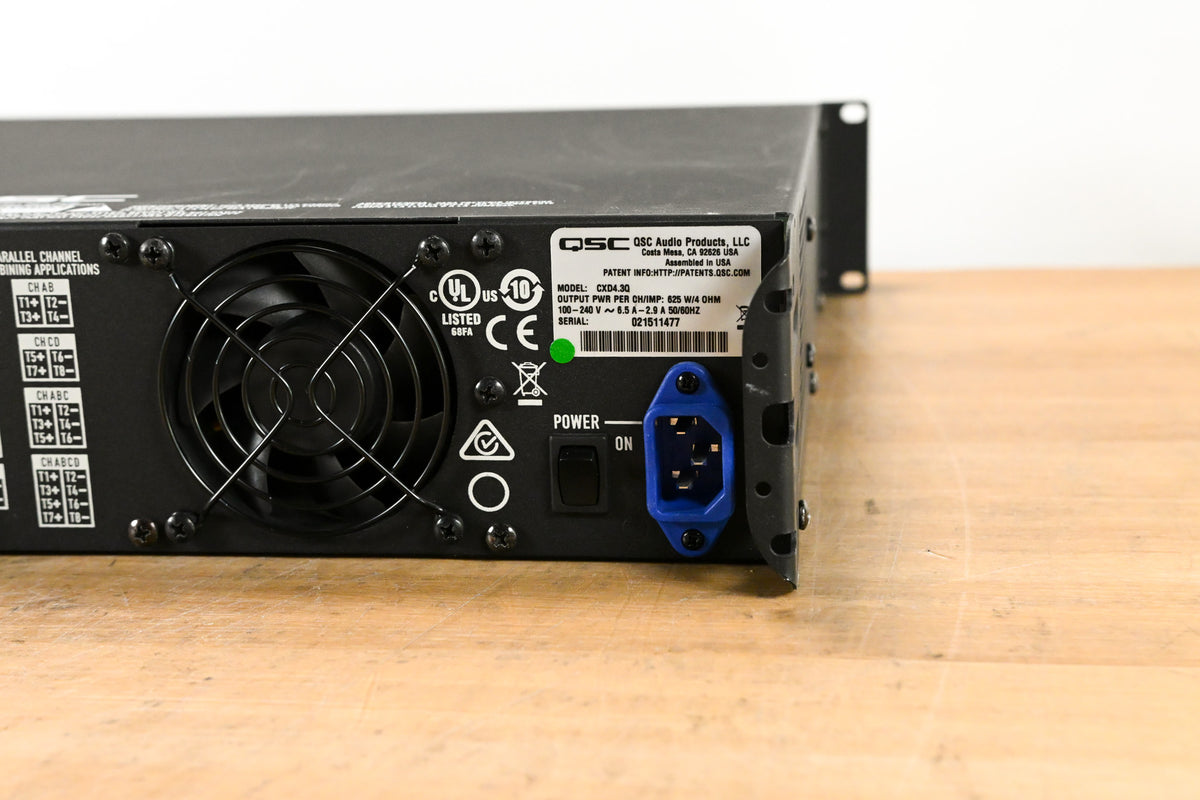 QSC CXD4.3Q 4-Channel Network Amplifier