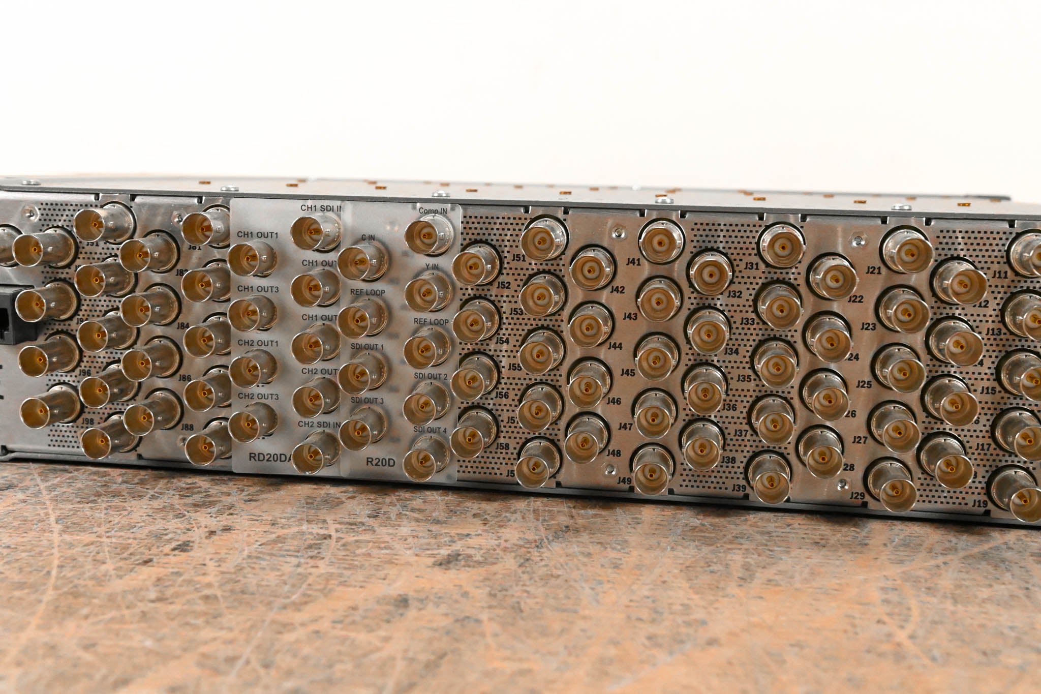 AJA FR2 R-Series 2RU 10-Slot Rackmount Frame with Cards