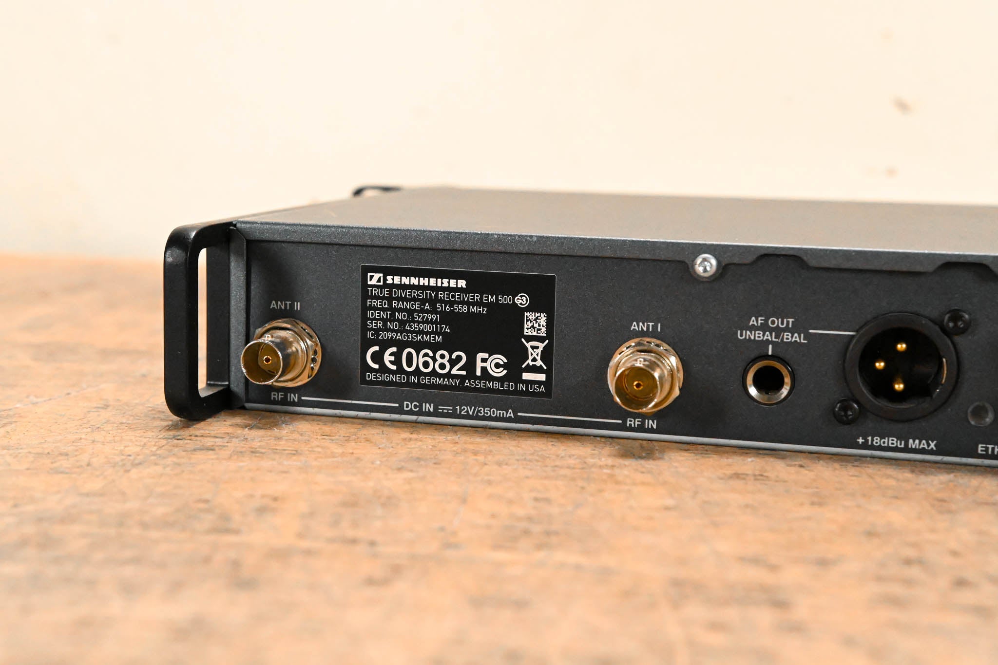 Sennheiser EM 500 G3 Wireless Receiver - A Range: 516-558 MHz