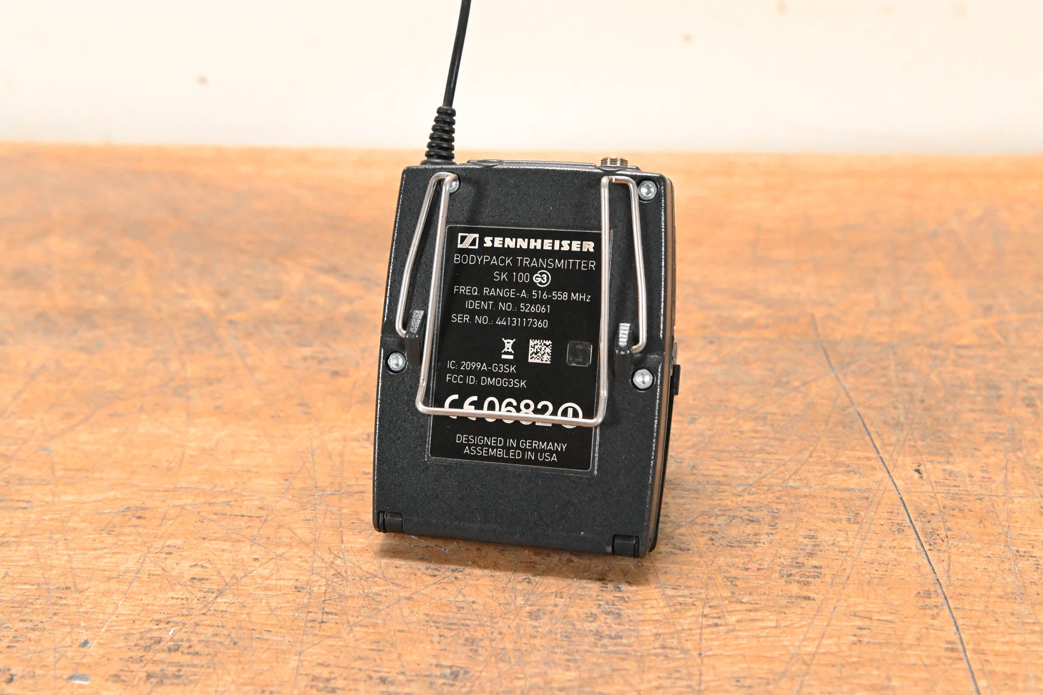 Sennheiser ew 100 G3 Bodypack Wireless System - A Range: 516-558 MHz
