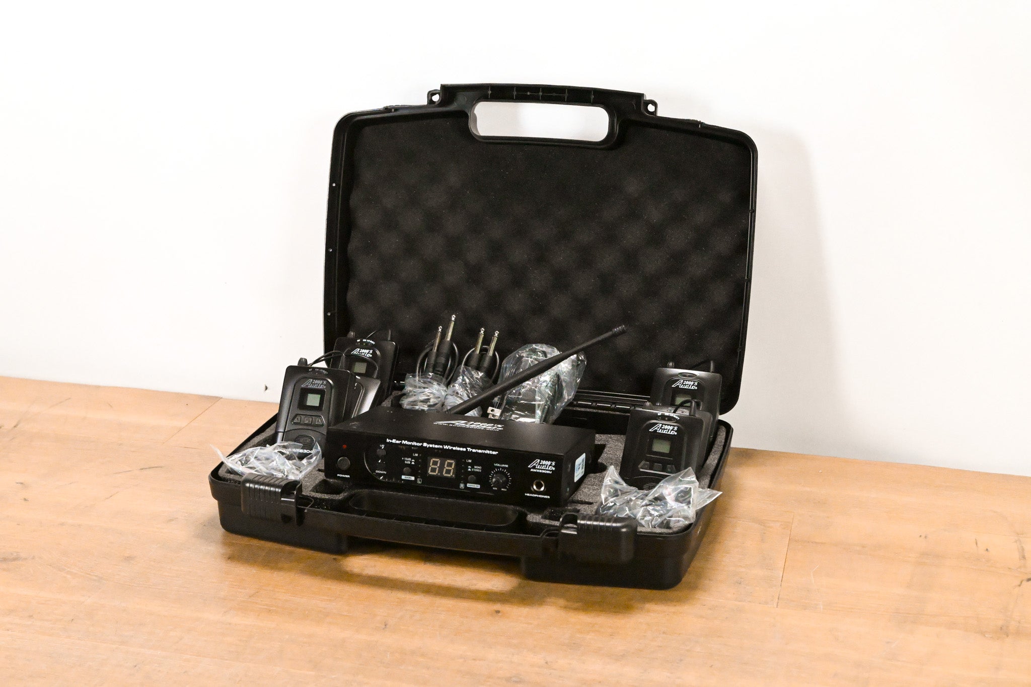 Audio2000's AWM630BU IEM System w/ six Bodypack Receivers: 573-597.8 MHz