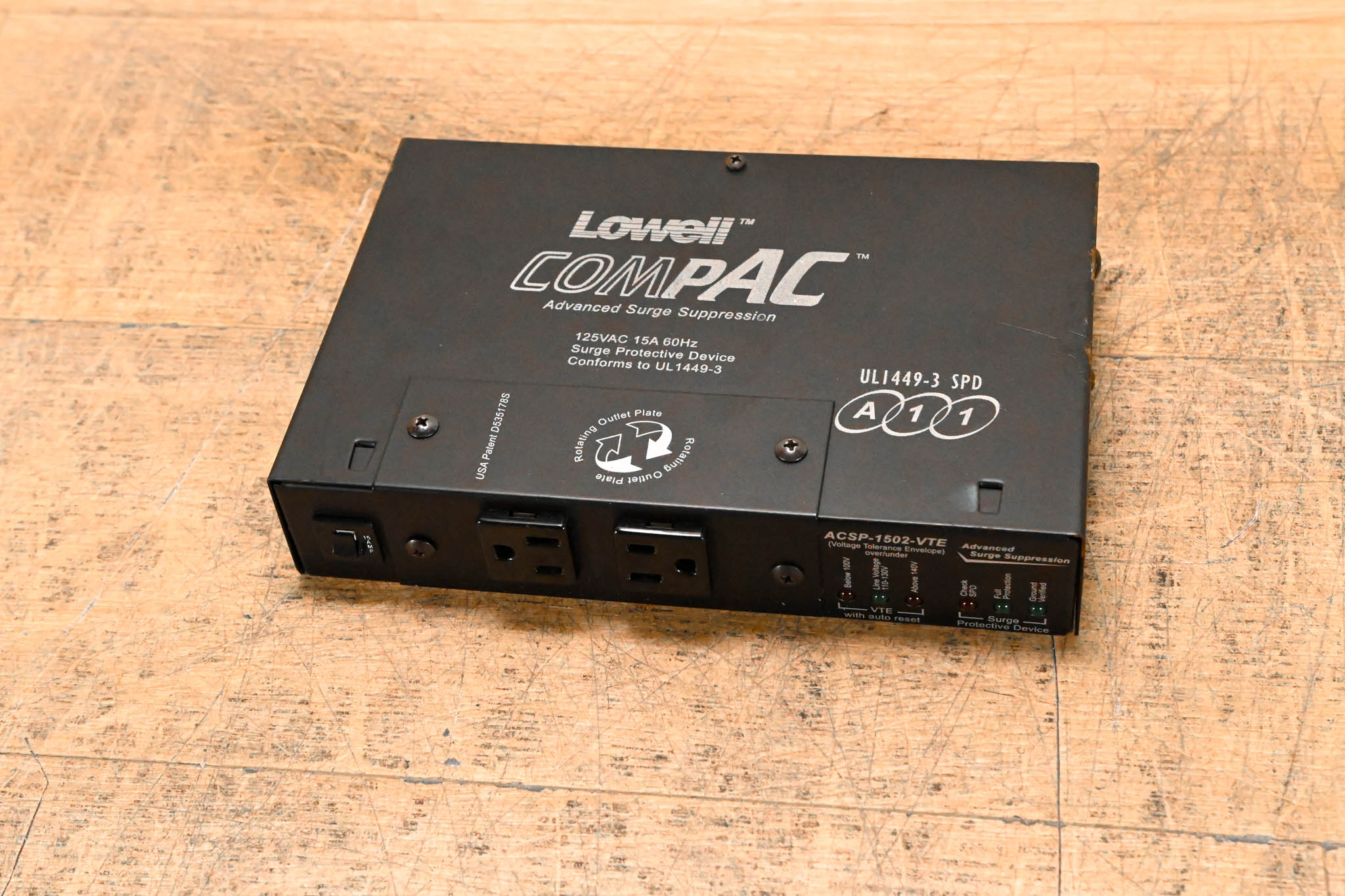 Lowell ACSP-1502-RPC Advanced Multi-Stage Surge Suppressor