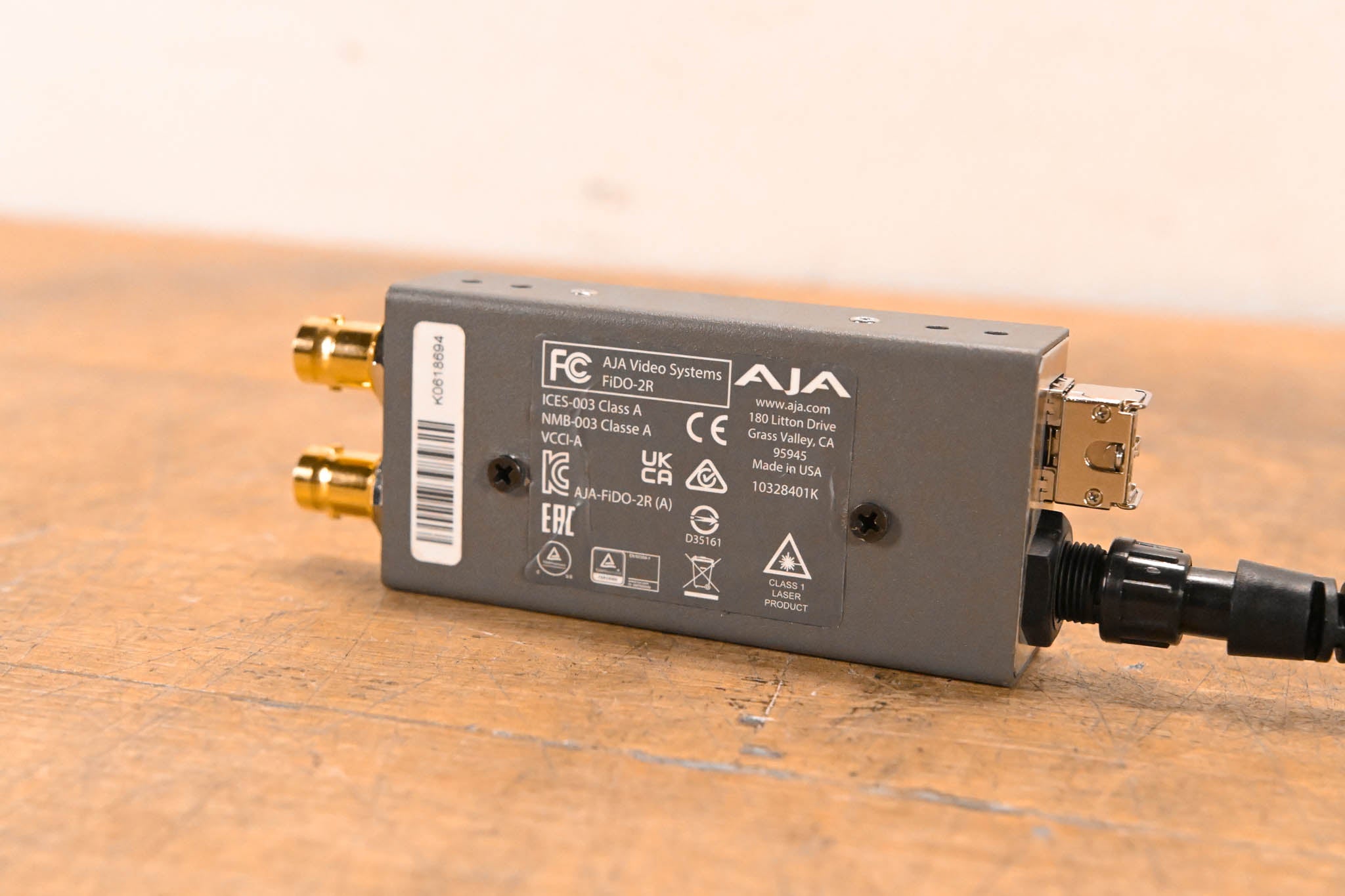 AJA FIDO-2R Dual-Channel Optical Fiber to SD/HD/3G SDI Receiver