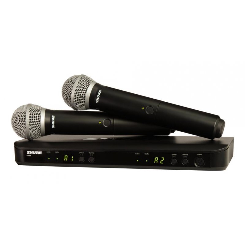 Dual Vocal System with (1) BLX88 Dual Wireless Rec