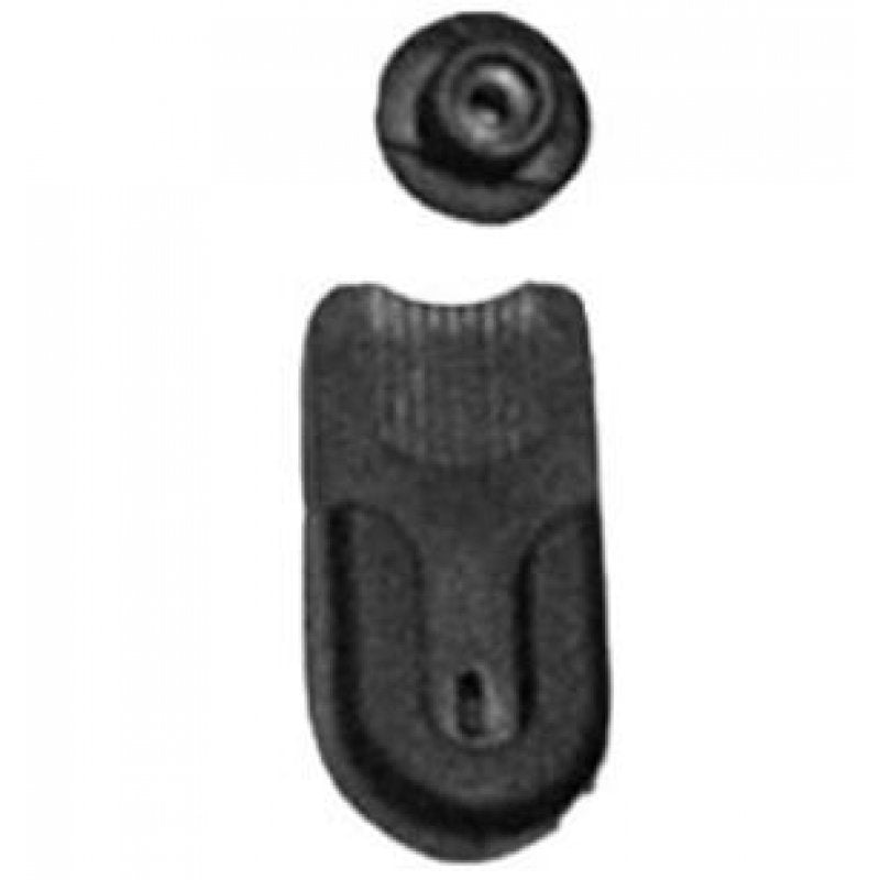 Beltclip with tab and screw