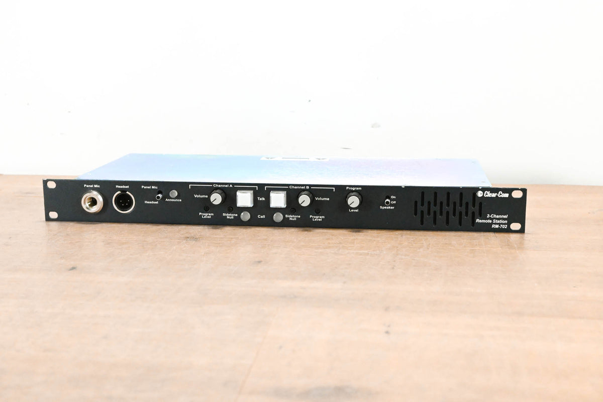 Clear-Com RM-702 1RU 2-Channel Remote Station