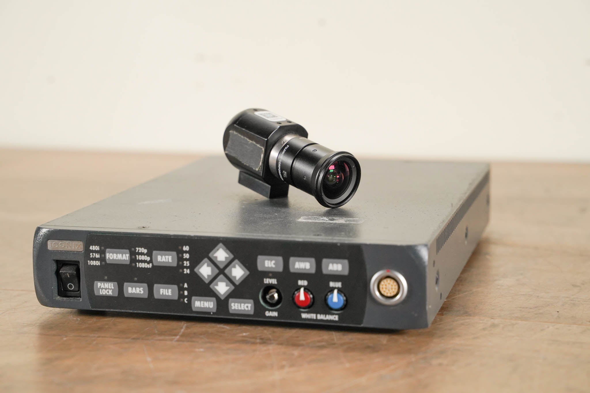 Iconix Video HD-RH1F Fiber Optic CCU w/ HD-RH1 HD Camera NO POWER SUPPLY