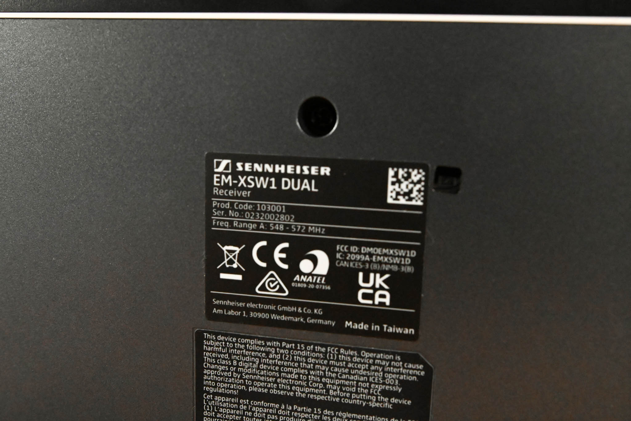 Sennheiser XSW 1-835 Dual-A 2-Channel Wireless System - A Range