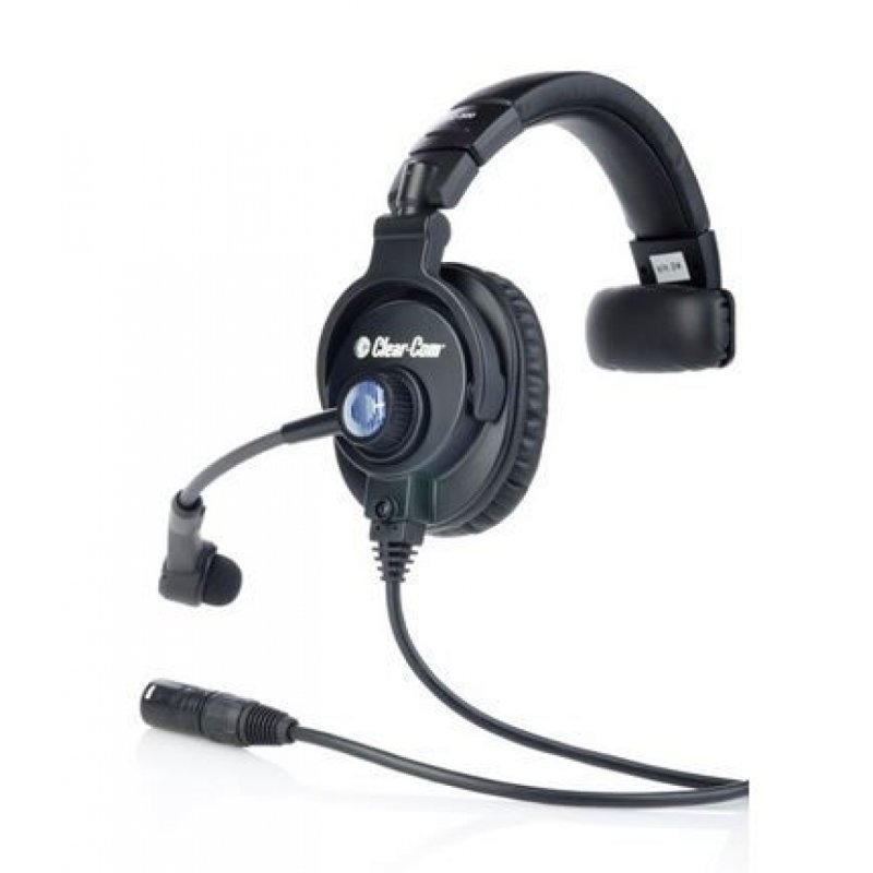 Single-Ear Headset with XLR-4 Connector