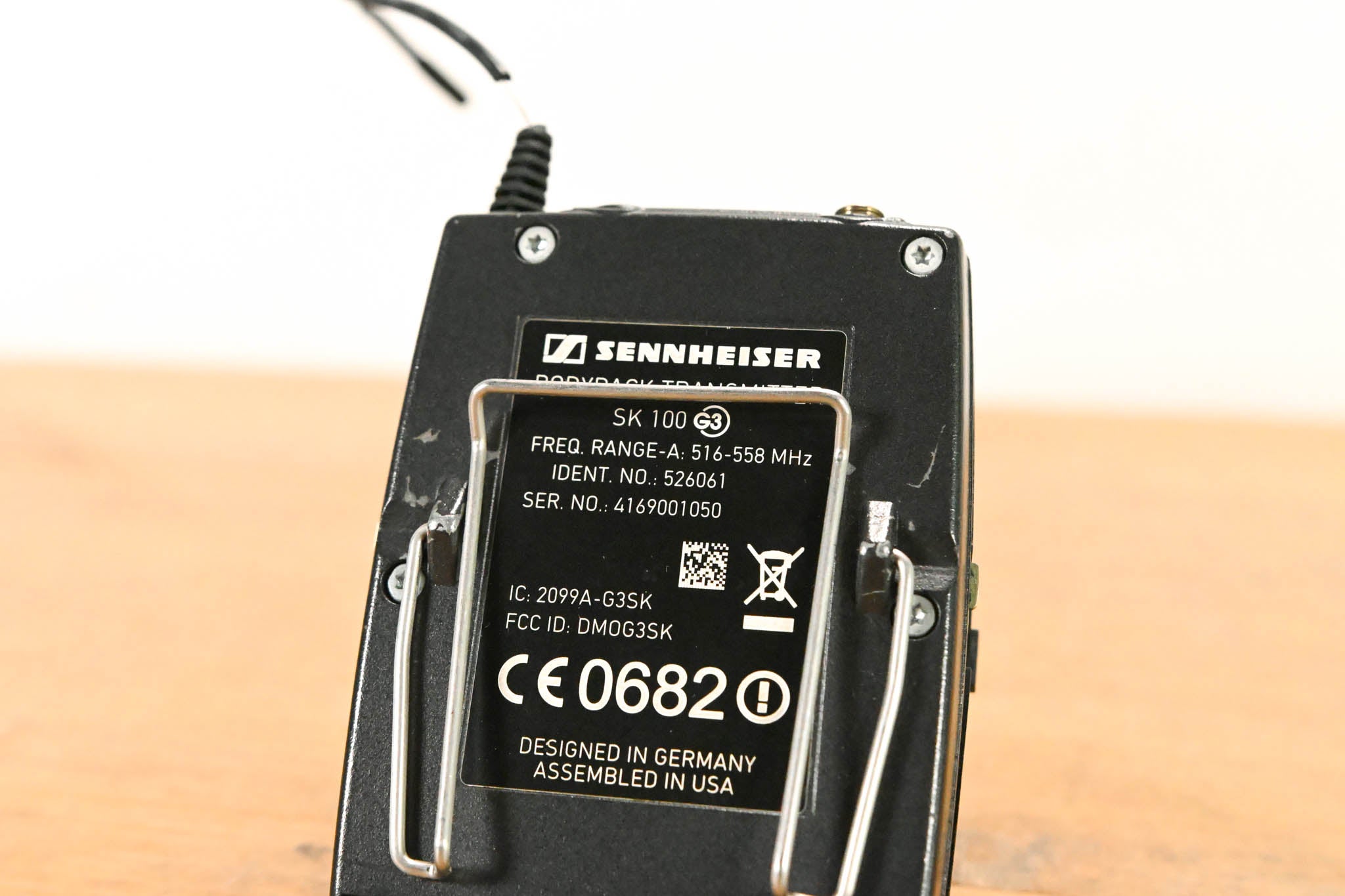 Sennheiser ew 100 G3 Bodypack Wireless System - A Range NO POWER SUPPLY