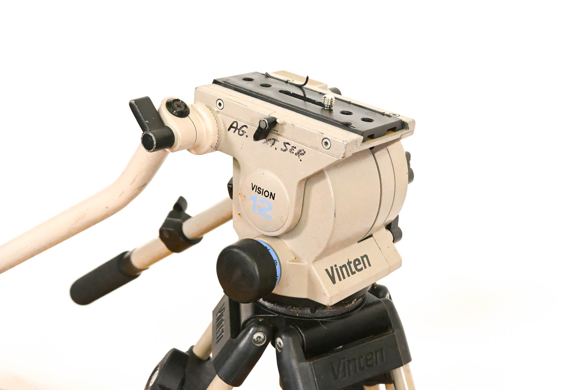 Vinten Vision 12 SD Fluid Head with Aluminum Tripod