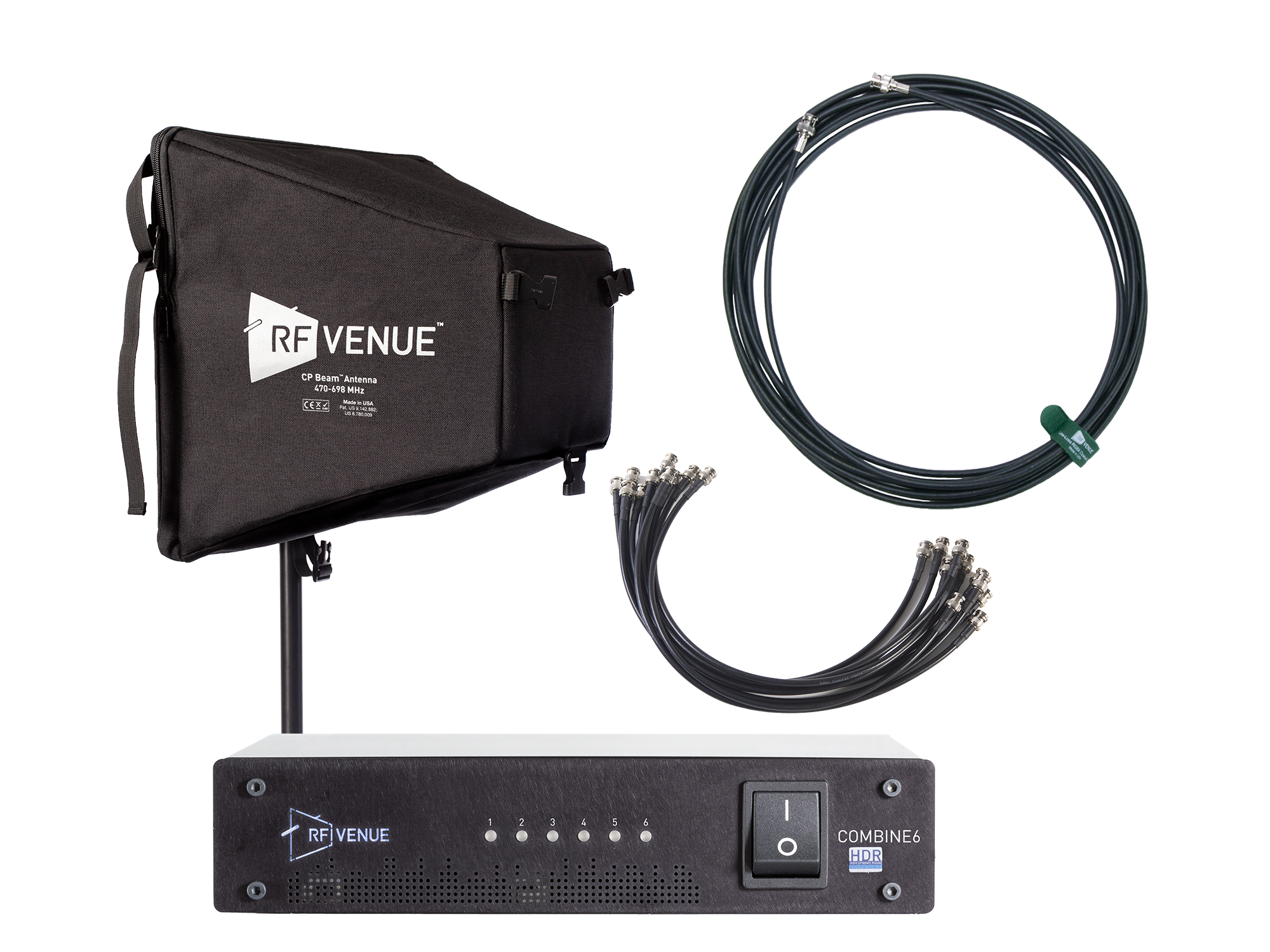 6 Channel In-Ear Monitor Pack with CP Beam Antenna