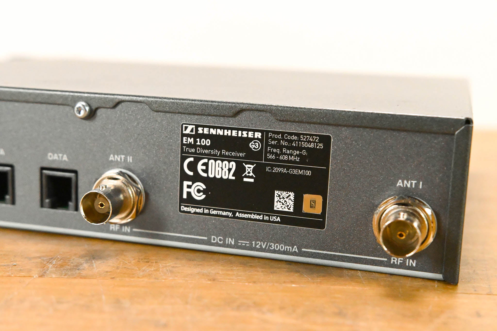 Sennheiser ew 100 G3 Bodypack Wireless System 566-608MHz NO POWER SUPPLY