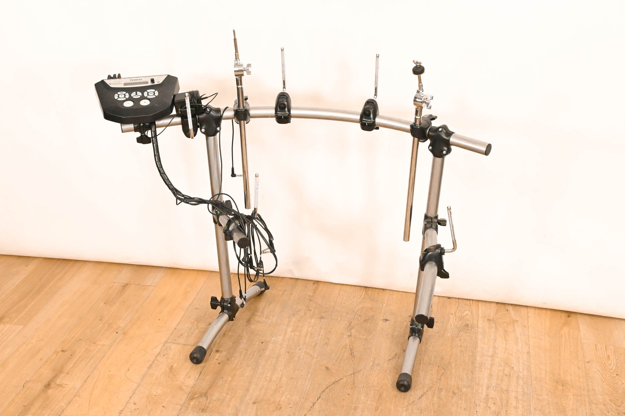 Roland TD-6V Electronic Drum Kit Module w/Frame + Cables (NO DRUM PADS)