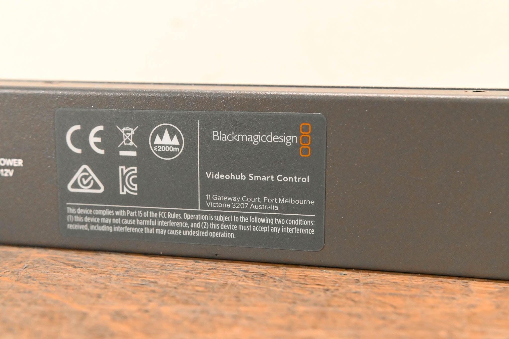 Blackmagic Design Videohub Smart Control (NO POWER SUPPLY)