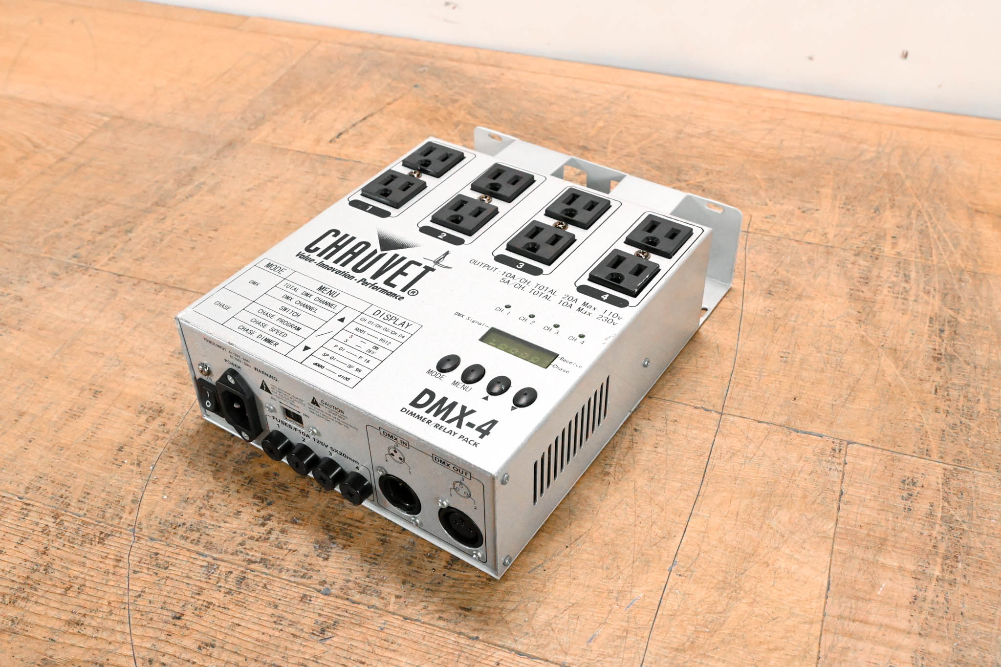 Chauvet DMX-4 4-Channel DMX Dimmer/Relay Pack