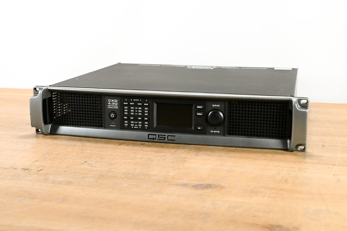 QSC CXD4.3Q 4-Channel Network Amplifier