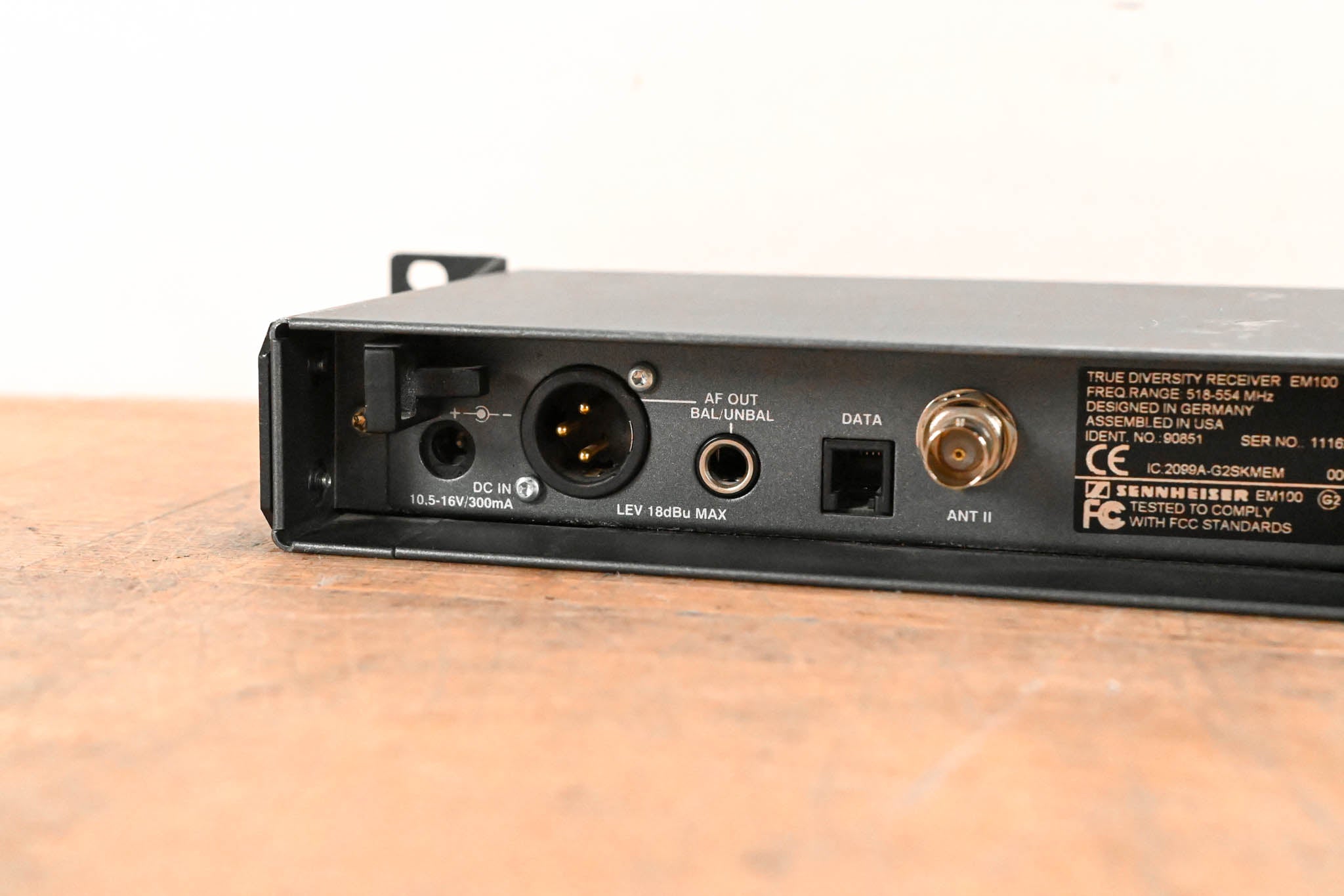 Sennheiser EM 100 G2 Wireless Receiver - 518-554 MHz (NO POWER SUPPLY)