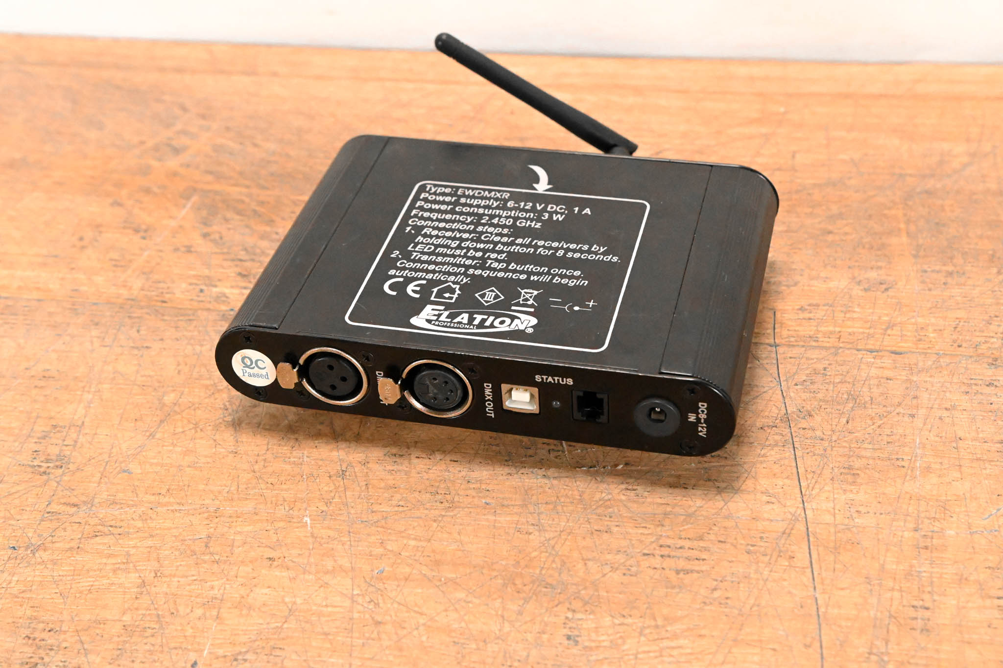 Elation EWDMXR Wireless DMX Receiver (NO POWER SUPPLY)
