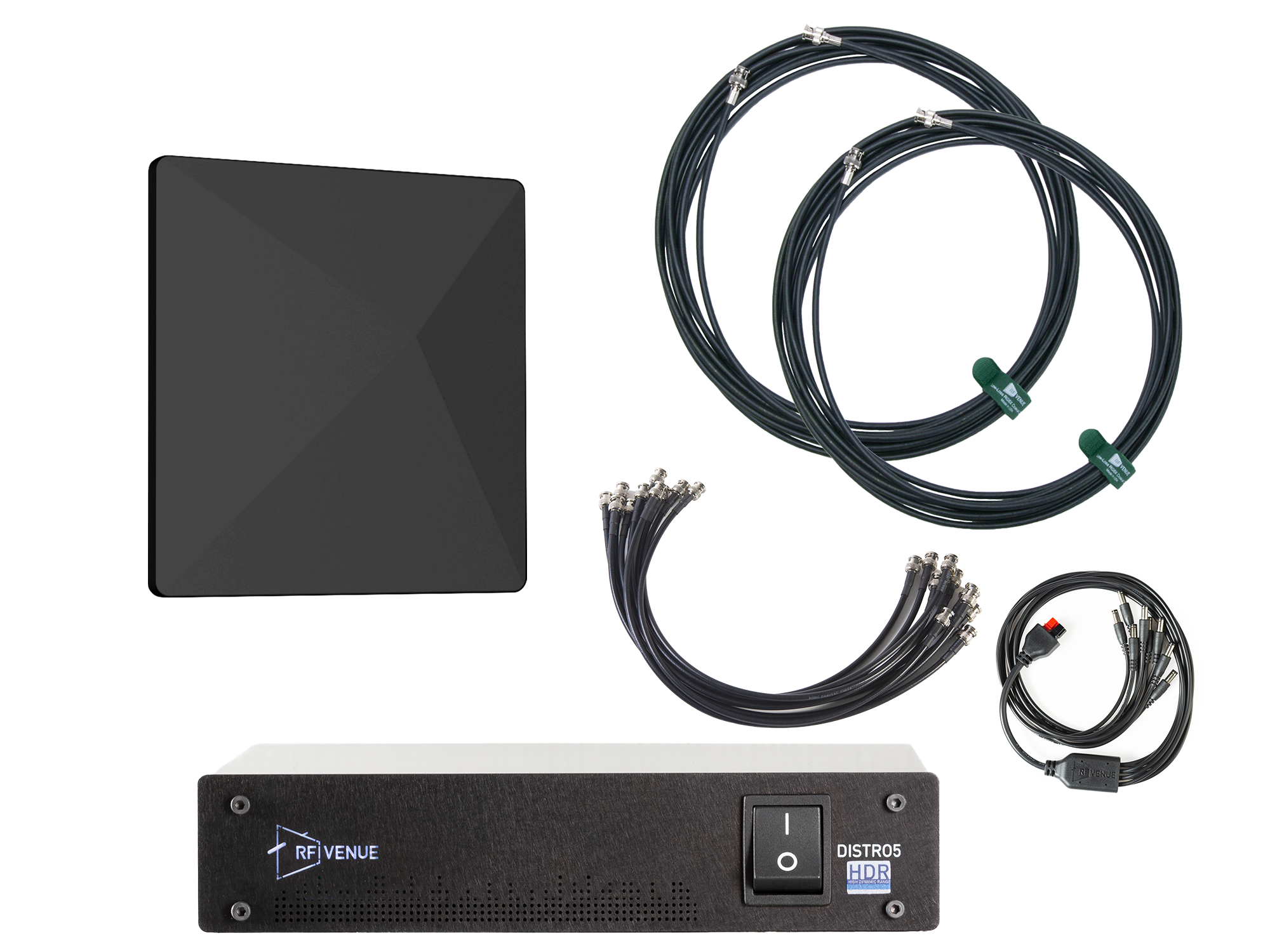 5 Channel Wireless Microphone Upgrade Pack with Diversity Architectural Antenna