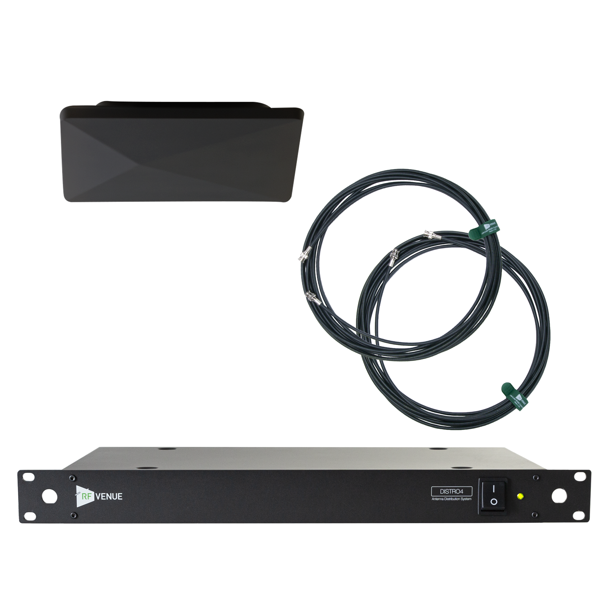 4 Channel Wireless Microphone Upgrade Pack with Diversity Architectural Antenna