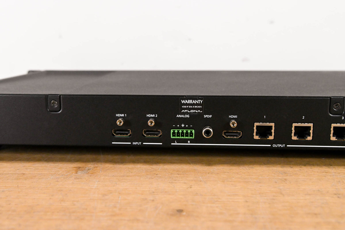 Atlona AT-HDCAT-4 2x4 HDBaseT HDMI Distribution Amp (NO POWER SUPPLY)