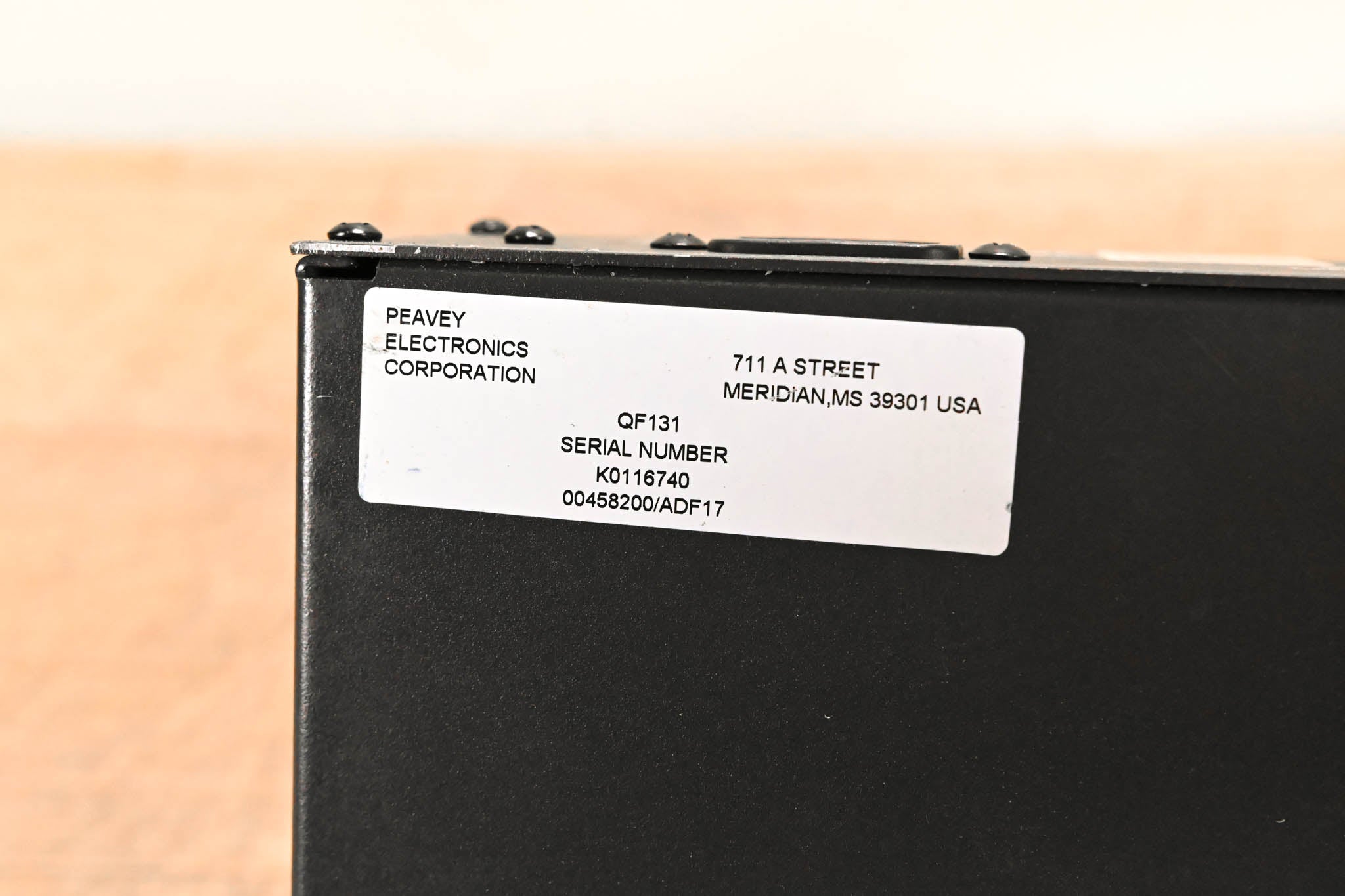 Peavey QF 131 31-Band Graphic Equalizer