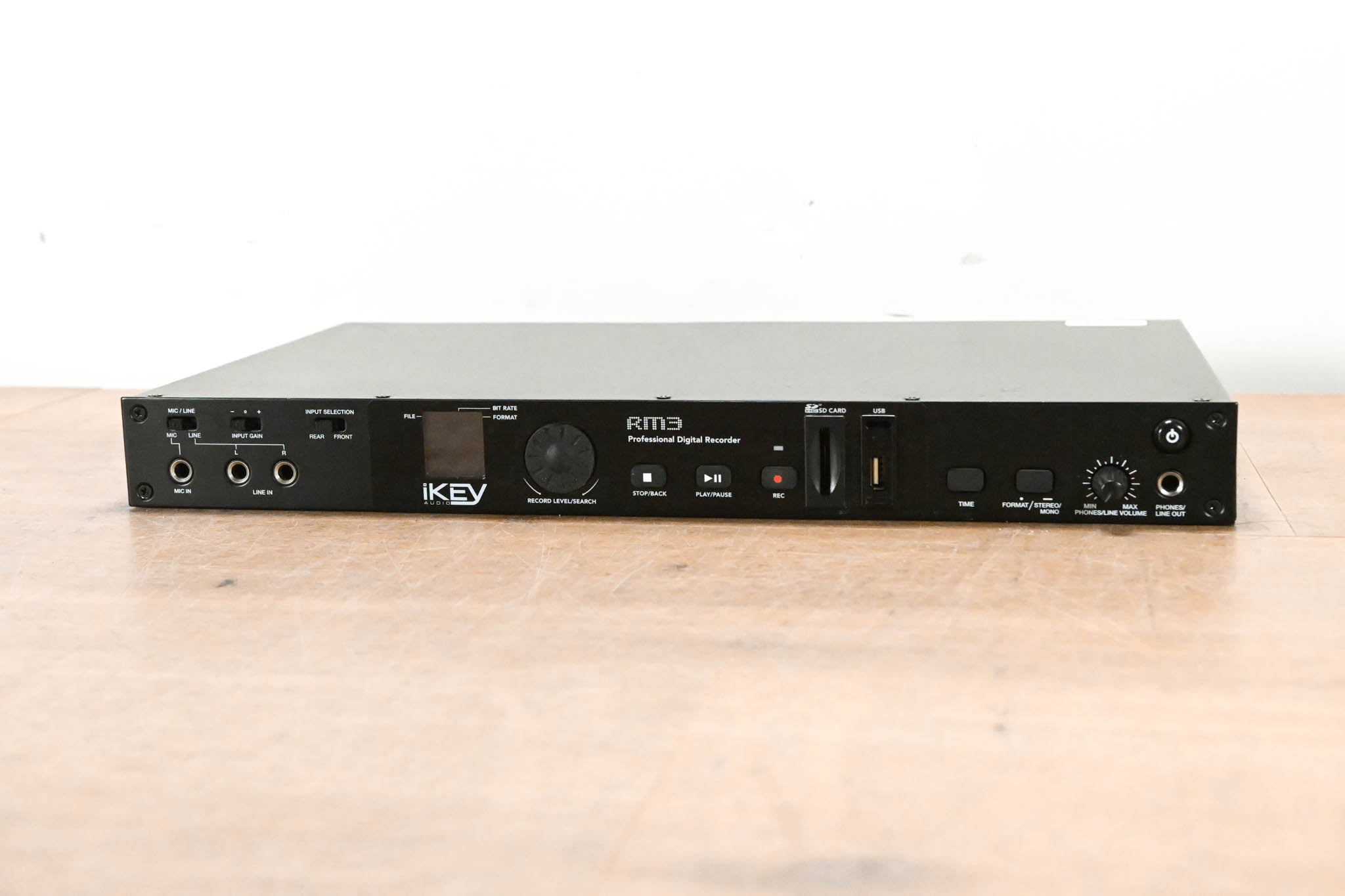 iKey Audio RM3 Rackmount Digital Audio Recorder (NO POWER SUPPLY)