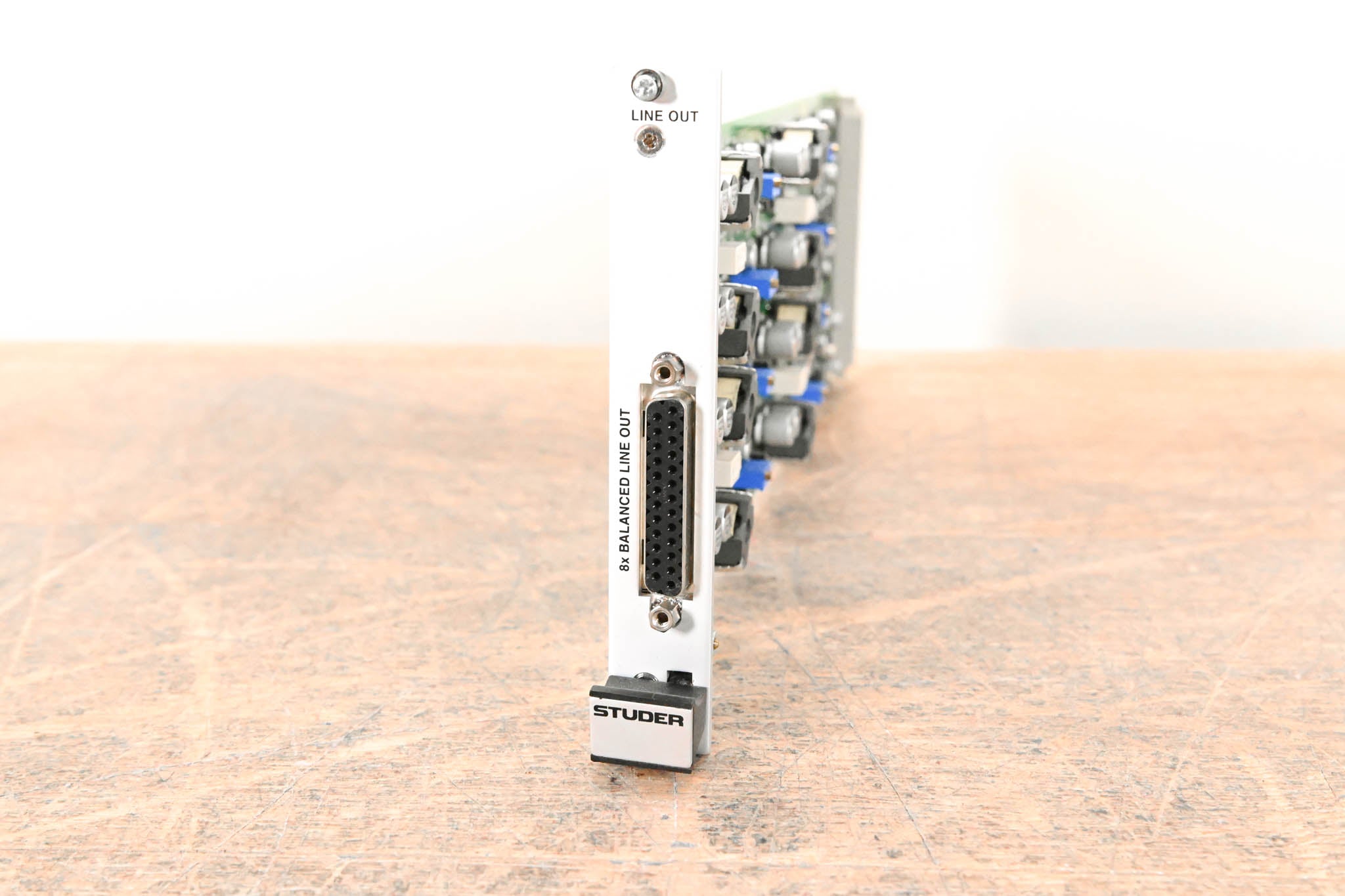 Studer 8-Channel Analog Line Out Card for D21m & D23m Modular I/O System