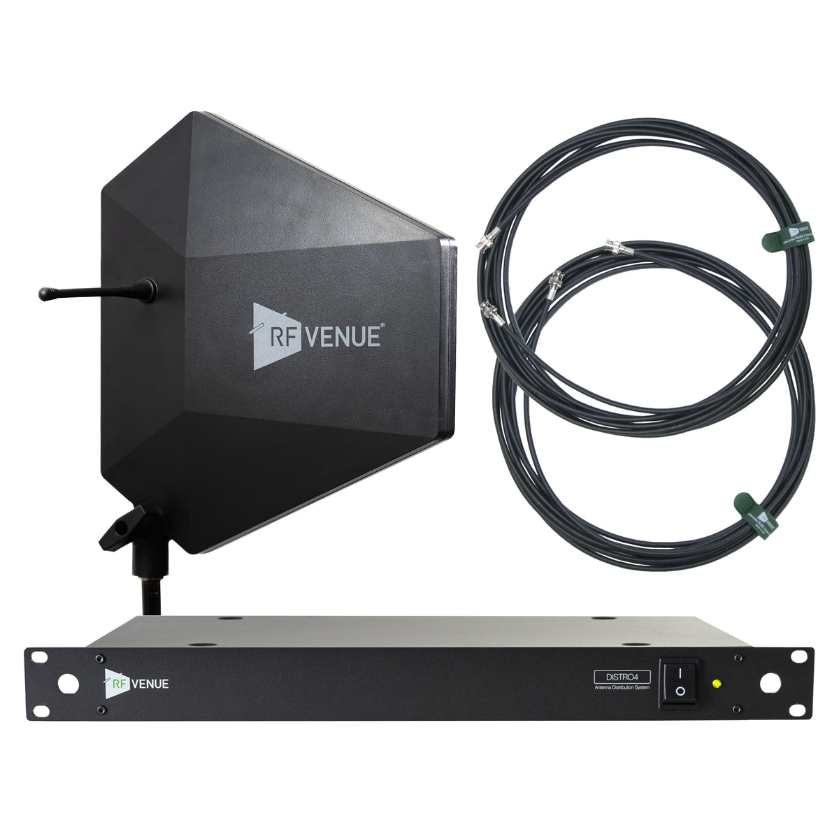 4 Channel Wireless Microphone Upgrade Pack with Diversity Fin® IPX Antenna