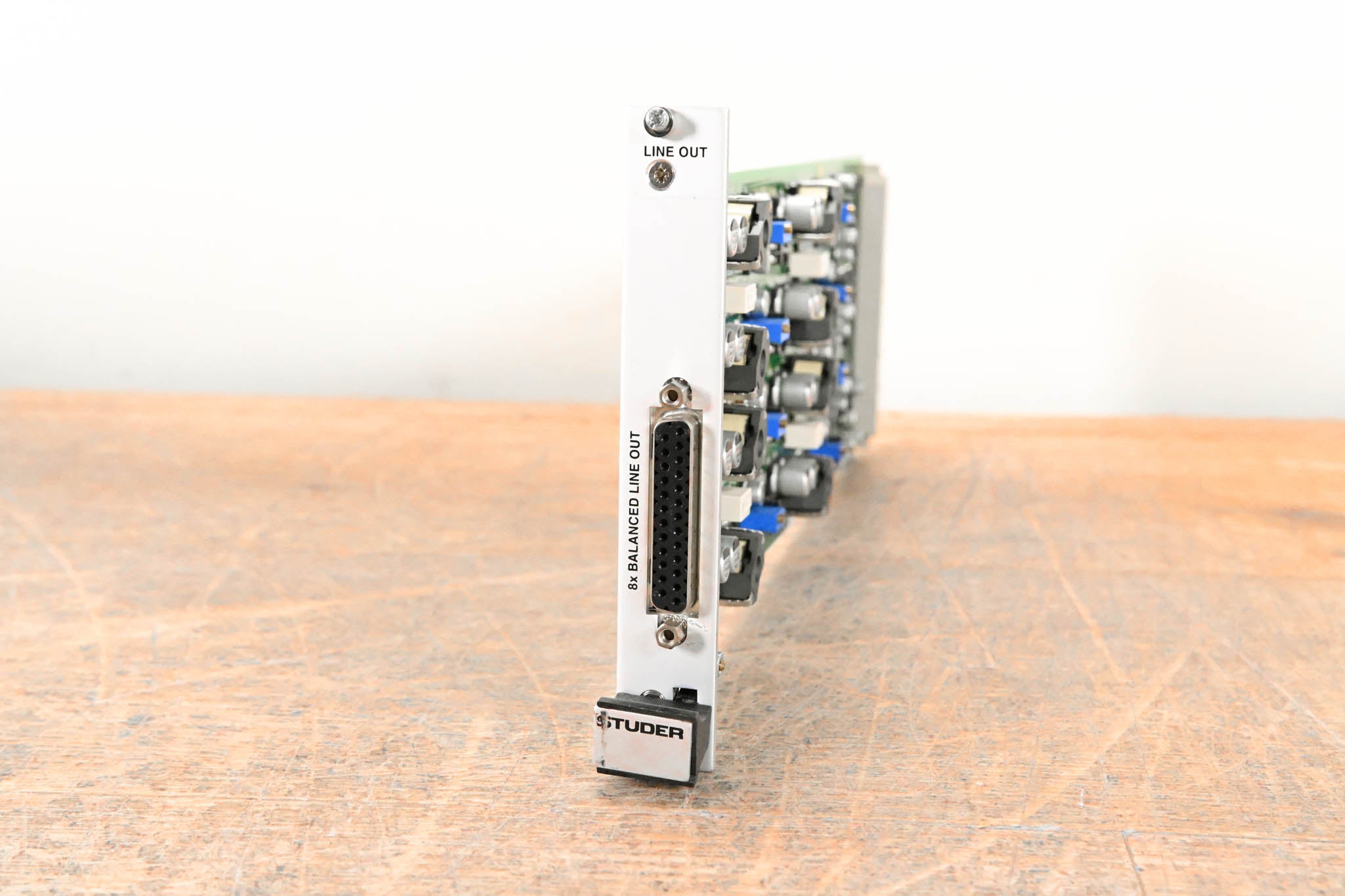 Studer 8-Channel Analog Line Out Card for D21m & D23m Modular I/O System