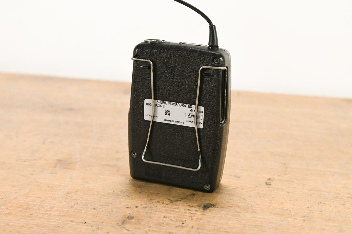 Shure ULXP14 Bodypack Wireless System J1 Band 554-590MHz NO POWER SUPPLY